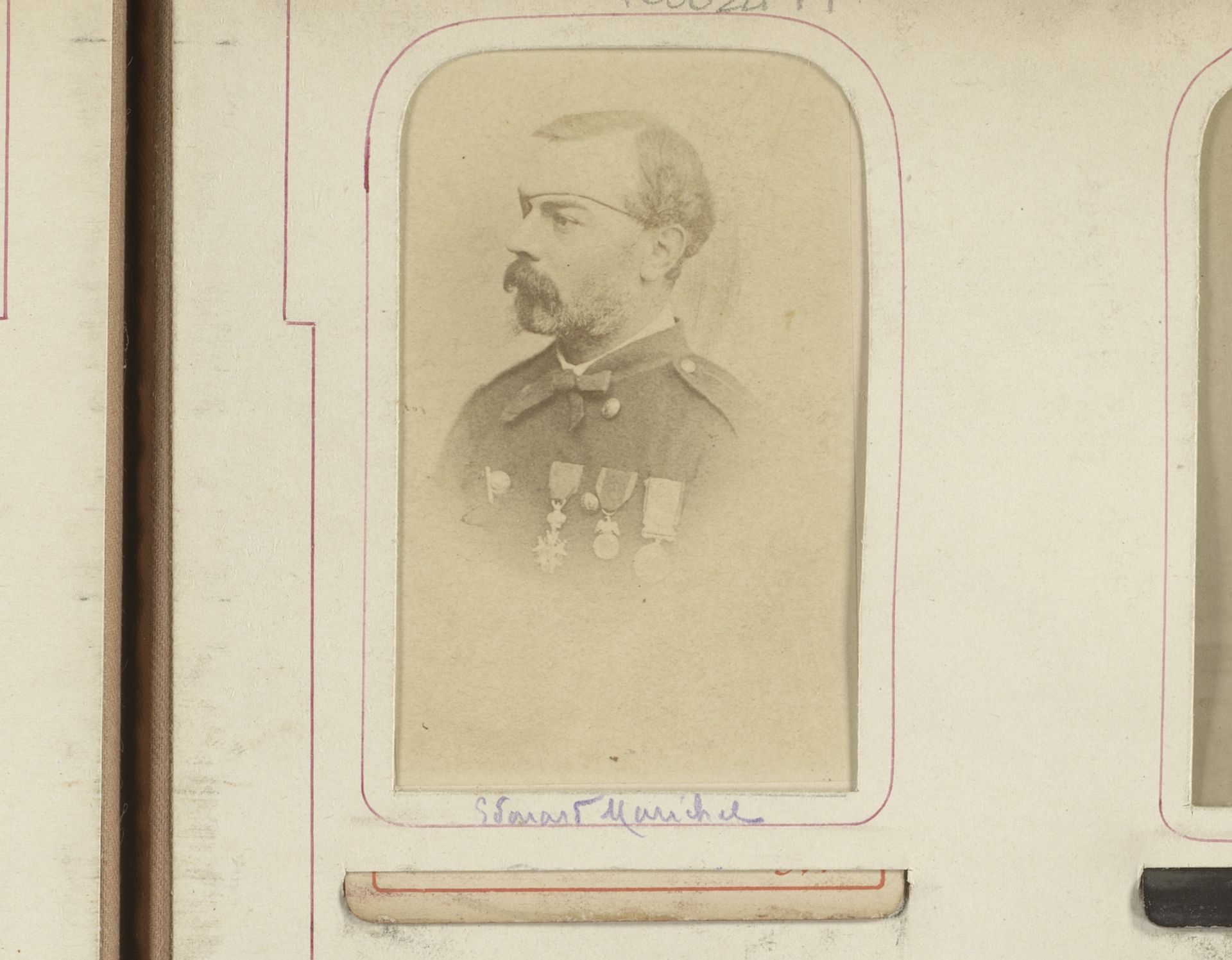 Portret van Edouart Maréchal by Nadar