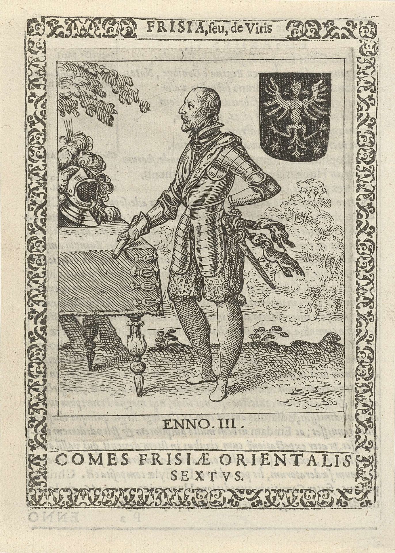 Enno III, zesde graaf van Oost-Friesland by Pieter Feddes van Harlingen