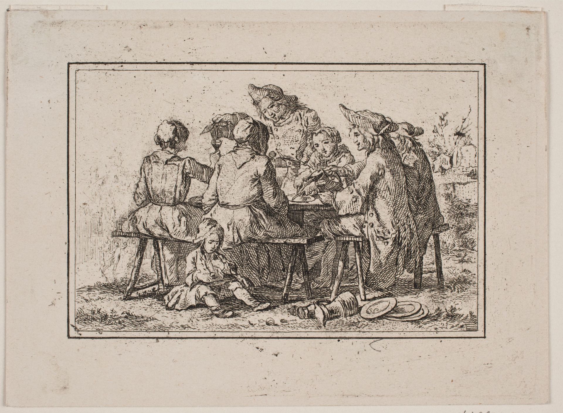 Et bondemåltid by Georg Haas