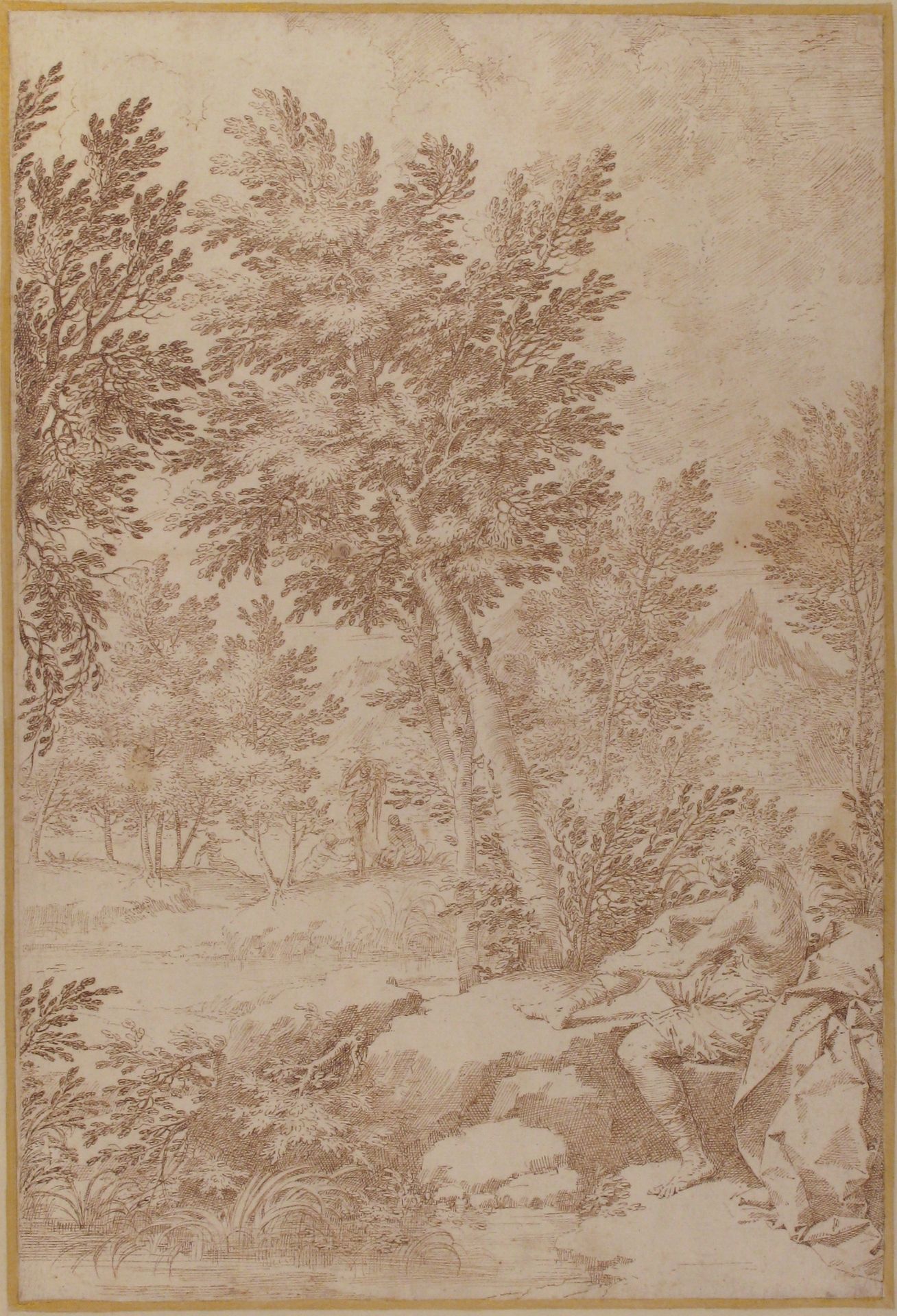 Bathers in a Wooded Landscape by Donato Creti