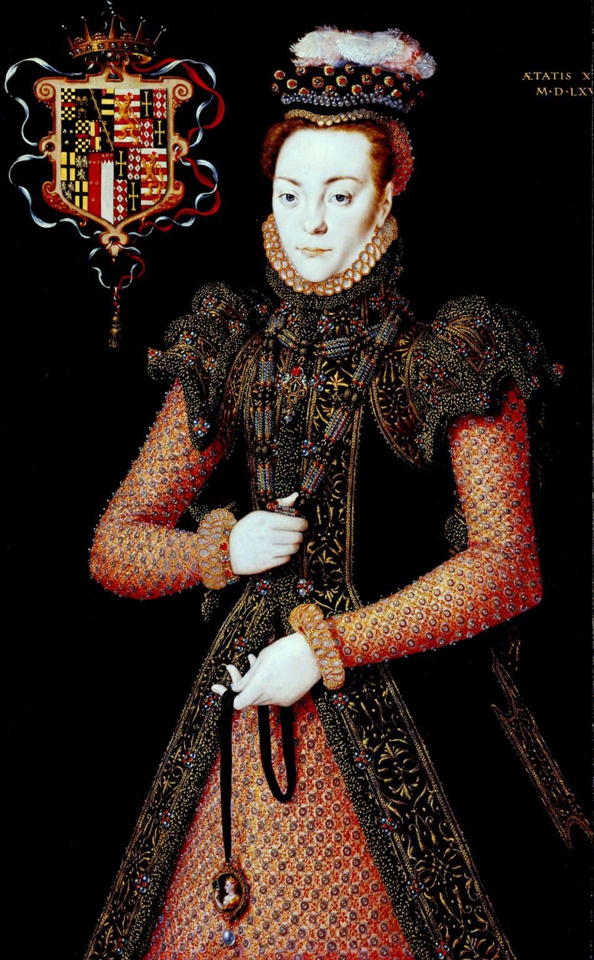 Portrait of an Unknown Lady by  Hans Eworth