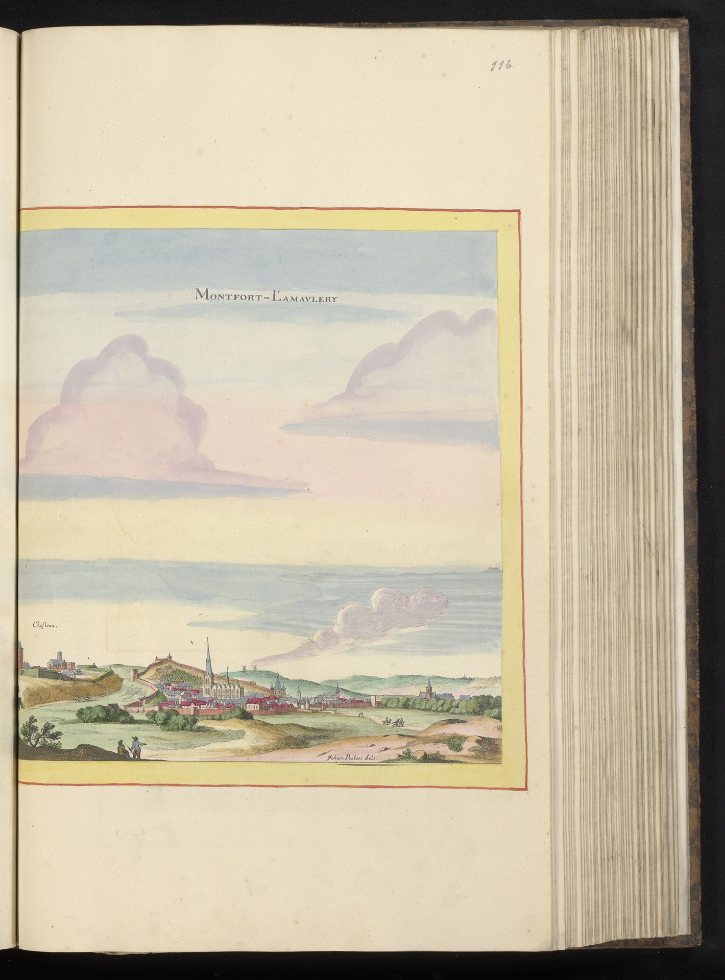 Gezicht op Montfort-l'Amaury by Anonymous