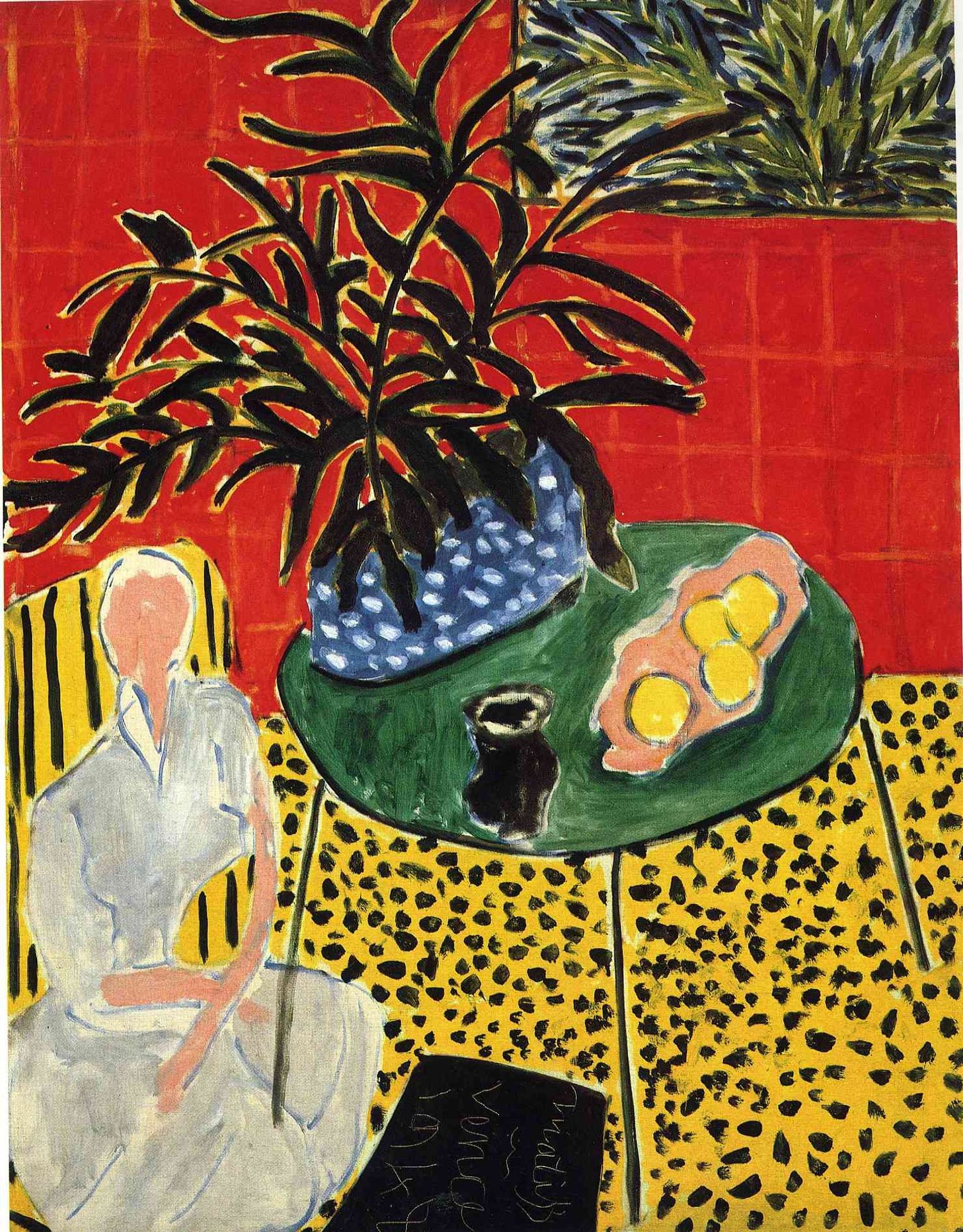 Interior with Black Fern by Henri Matisse