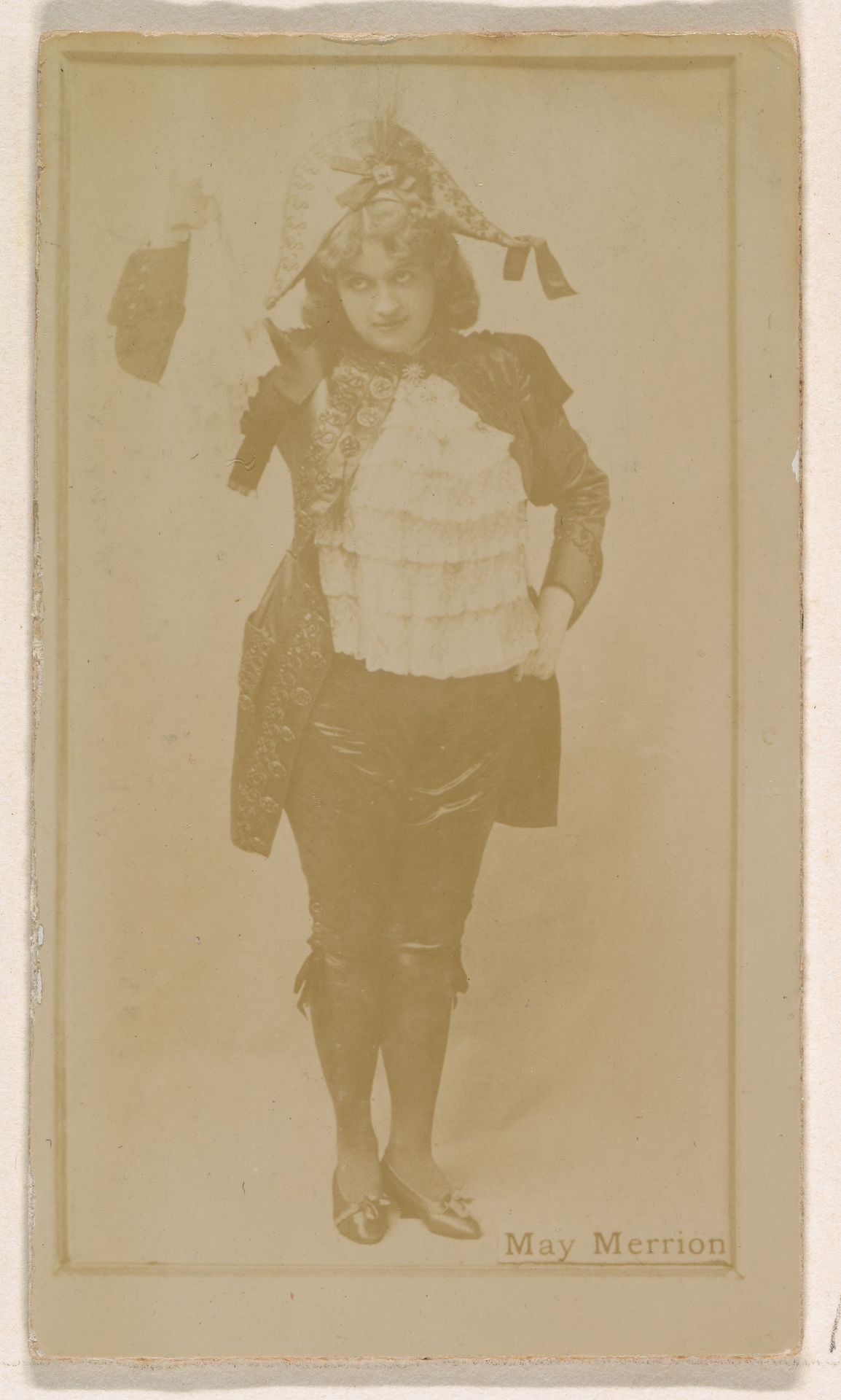 May Merrion, from the Actresses series (N245) issued by Kinney Brothers to promote Sweet Caporal Cigarettes by Kinney Brothers Tobacco Company