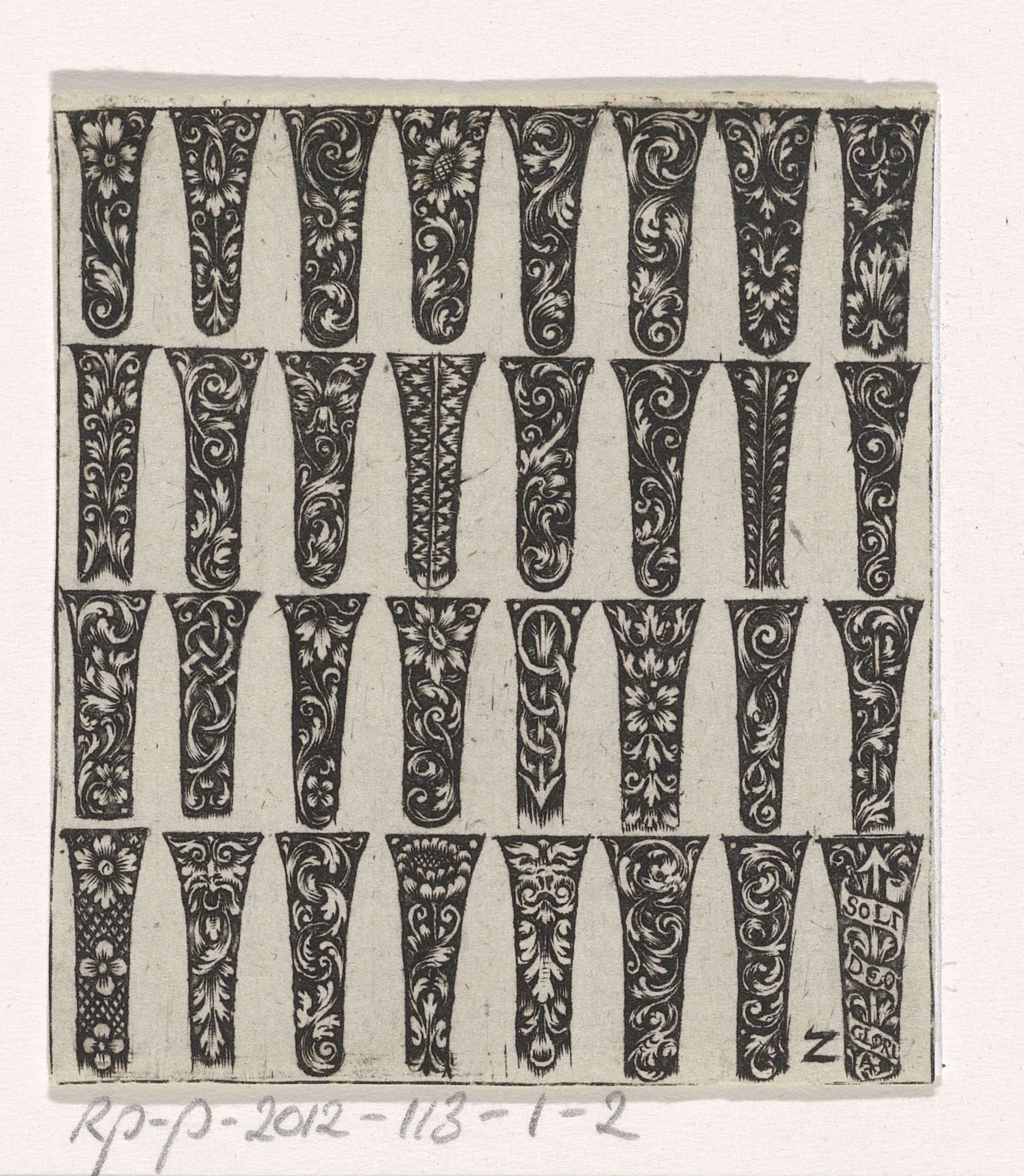 Voorbeelden van 32 kleine objecten by Johann Wilhelm Heel
