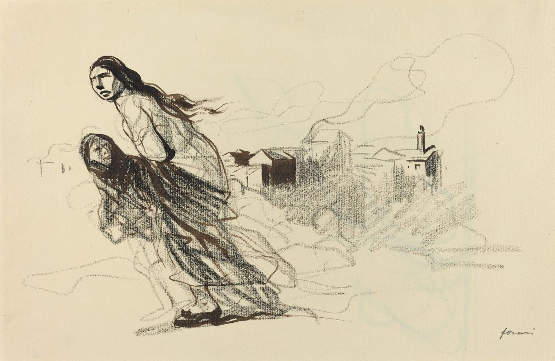 After Douai II by Jean-Louis Forain
