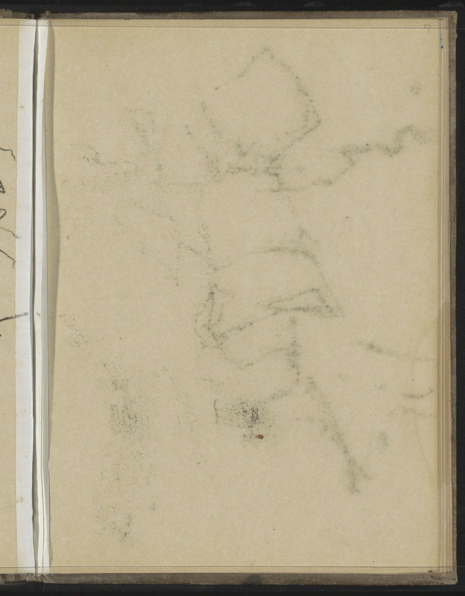 Abklatsch van de krijttekening op pagina 26 by Willem Witsen