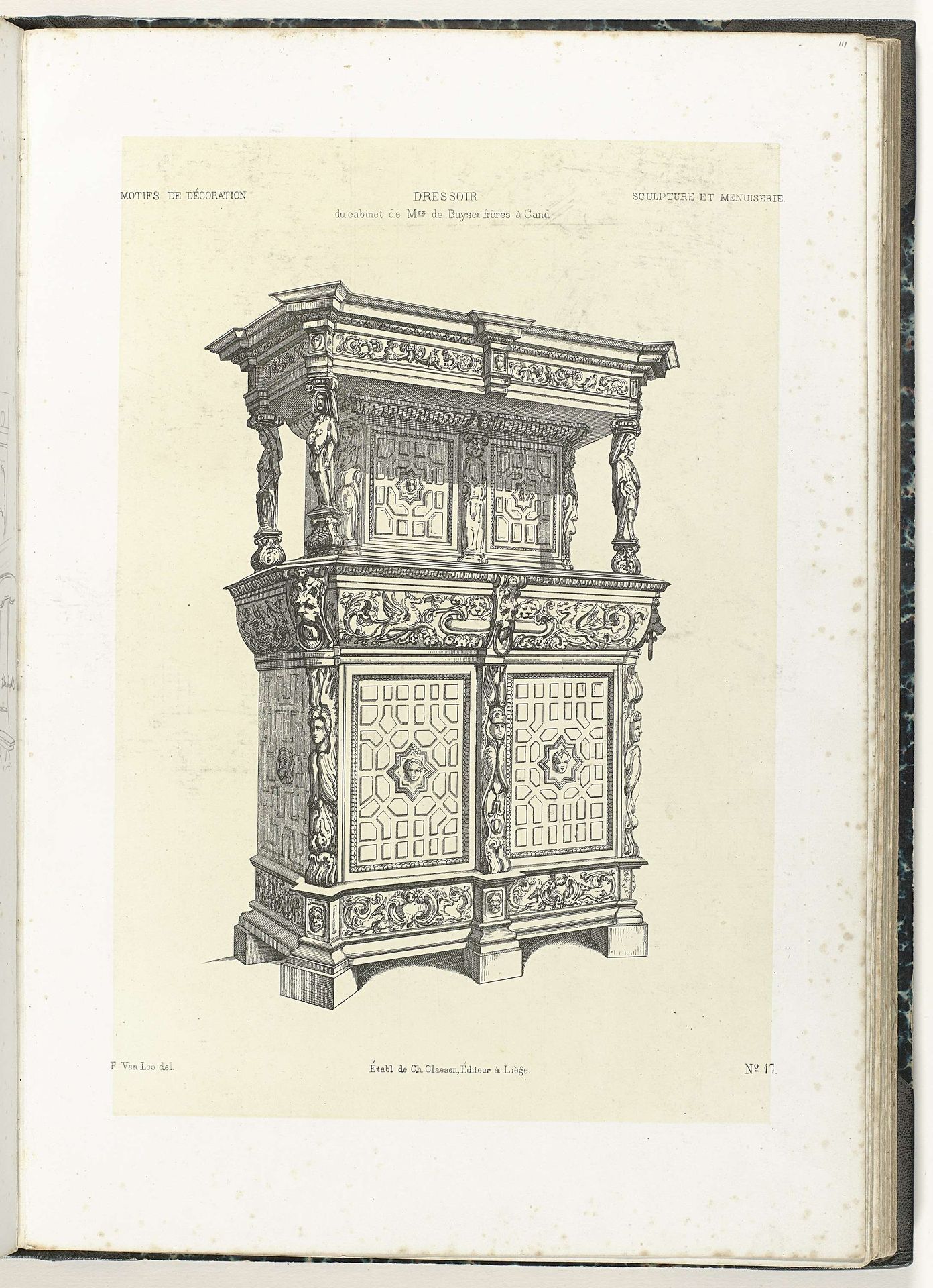 Buffetkast by F. van Loo
