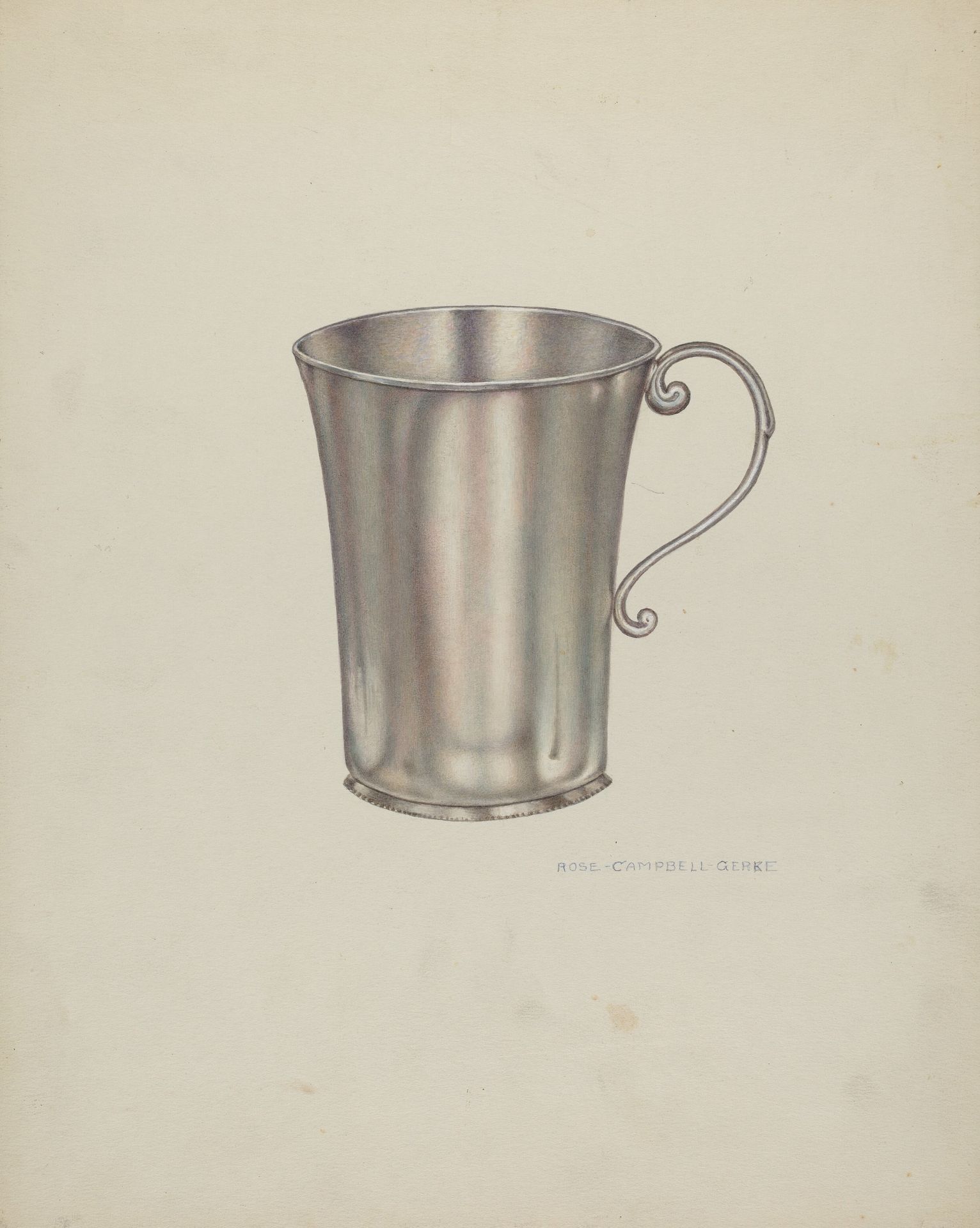 Silver Beaker with Handles by Rose Campbell-Gerke