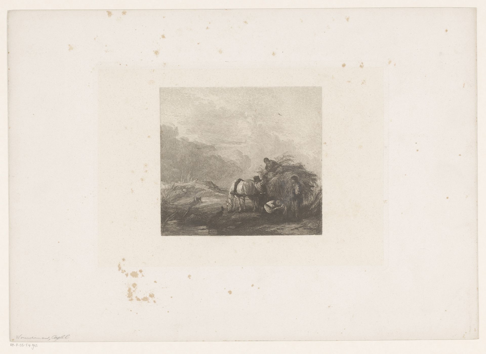 Oogst van het koren by William Unger
