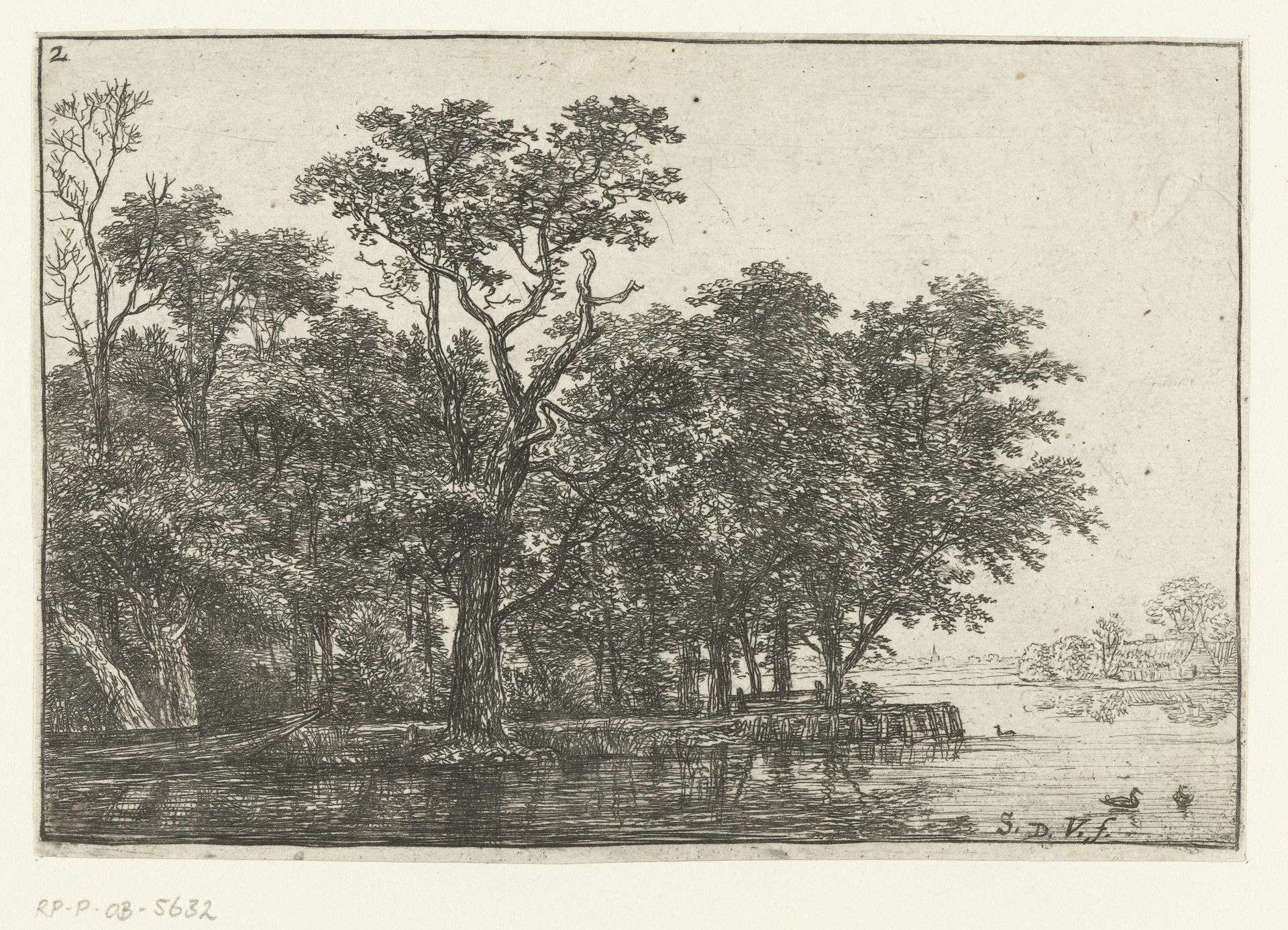 Het kleine schiereiland by Simon de Vlieger