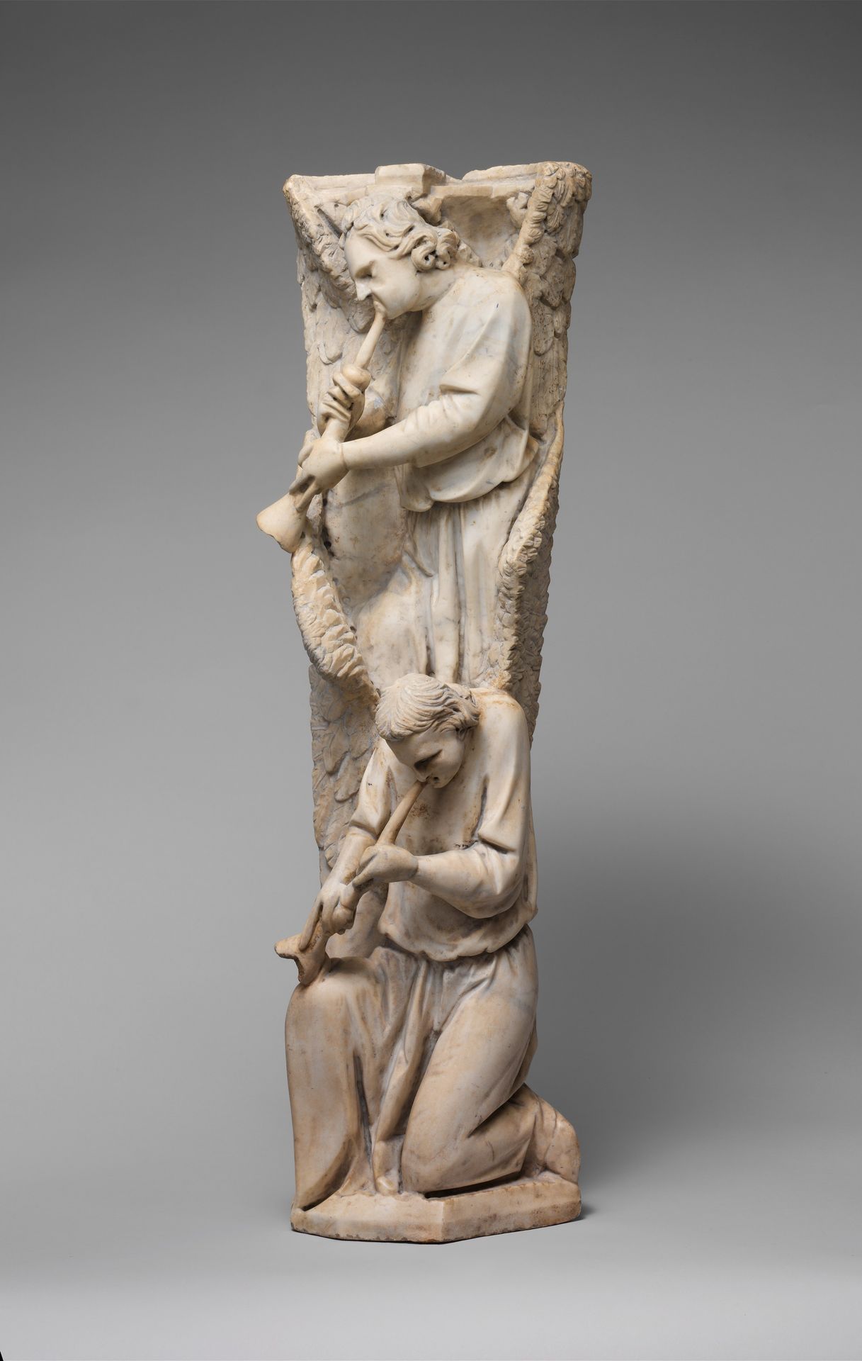 Pilaster of Angels Sounding Trumpets from the Parapet of a Pulpit by Giovanni Pisano