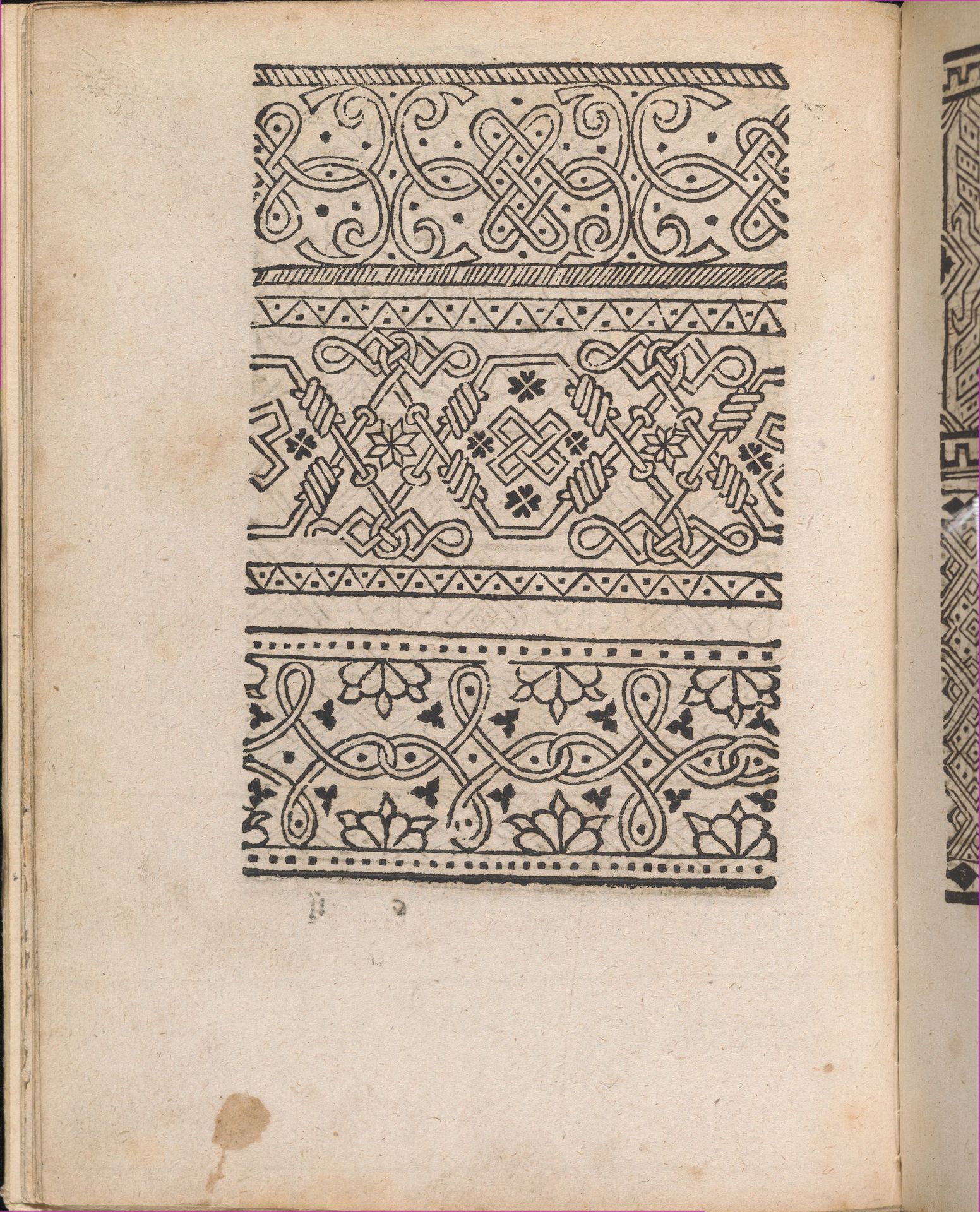 Modelbuch aller Art Nehens vn Stickens (Page 10v) by Christian Egenolff
