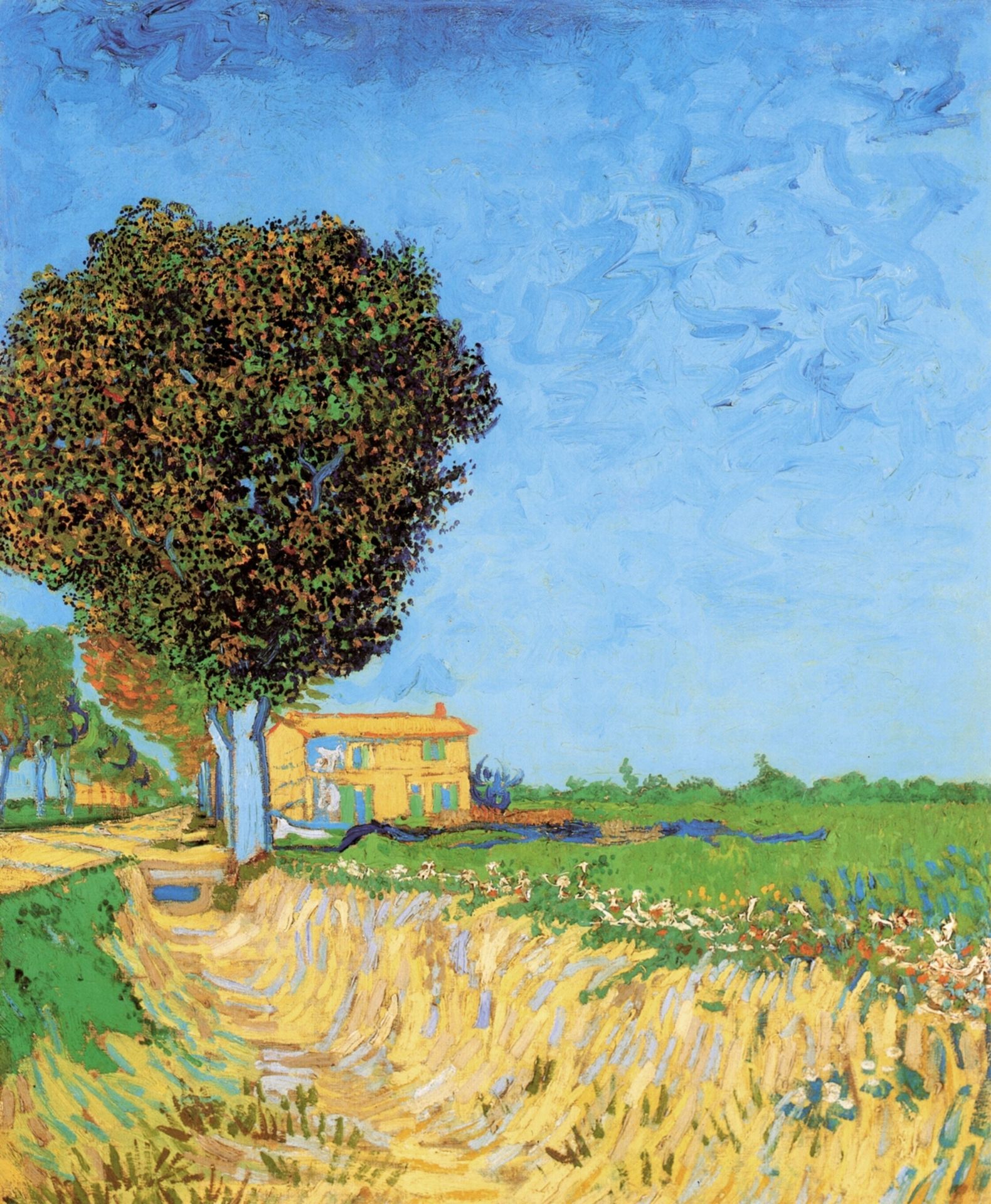 A Lane near Arles by Vincent van Gogh