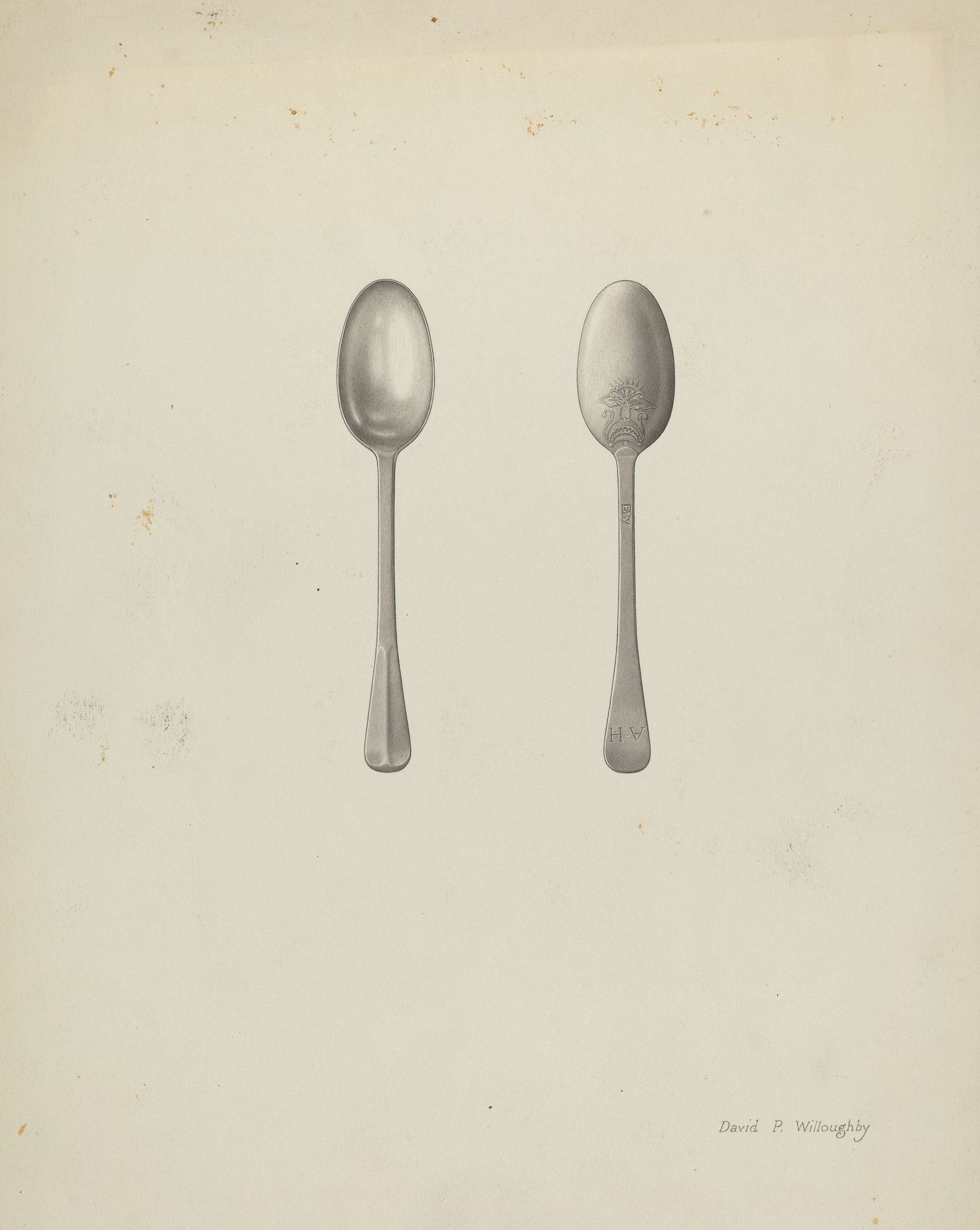 Silver Teaspoon by David P Willoughby