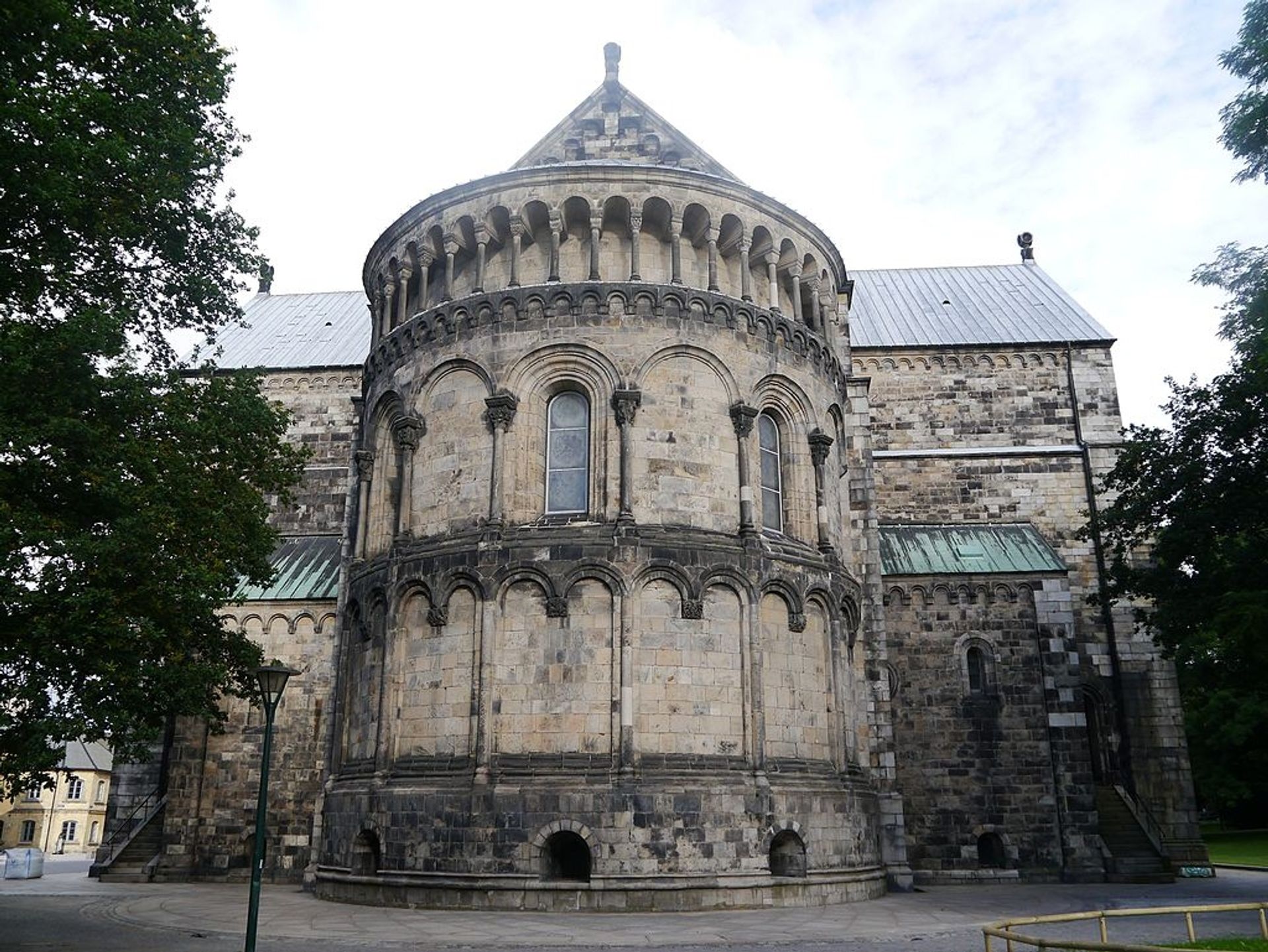 Apse of Lund Cathedral, Sweden by Romanesque Architecture
