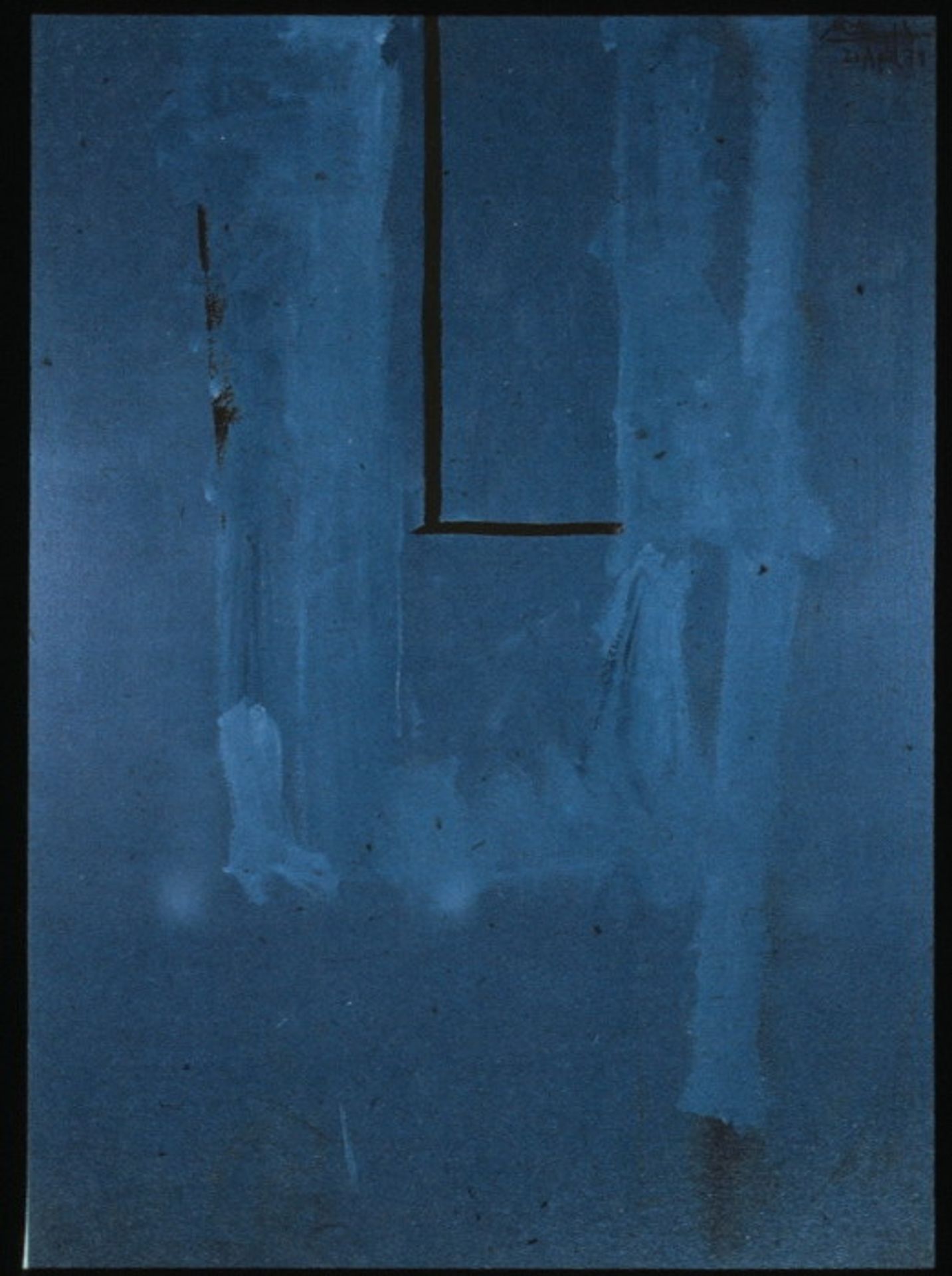 The Blue Painting Lesson: A Study in Painterly Logic, number one of five by Robert Motherwell