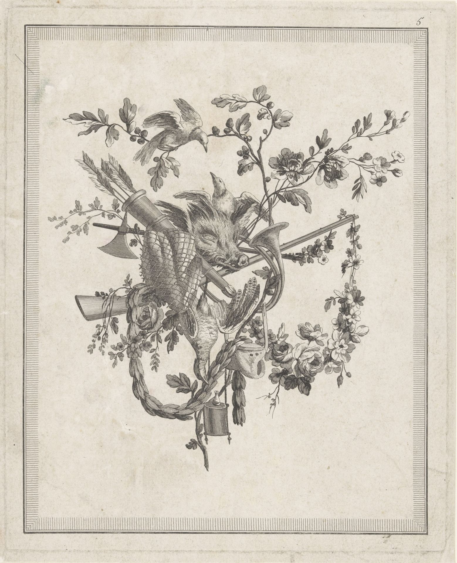 Jachttrofee by Pierre Gabriel Berthault