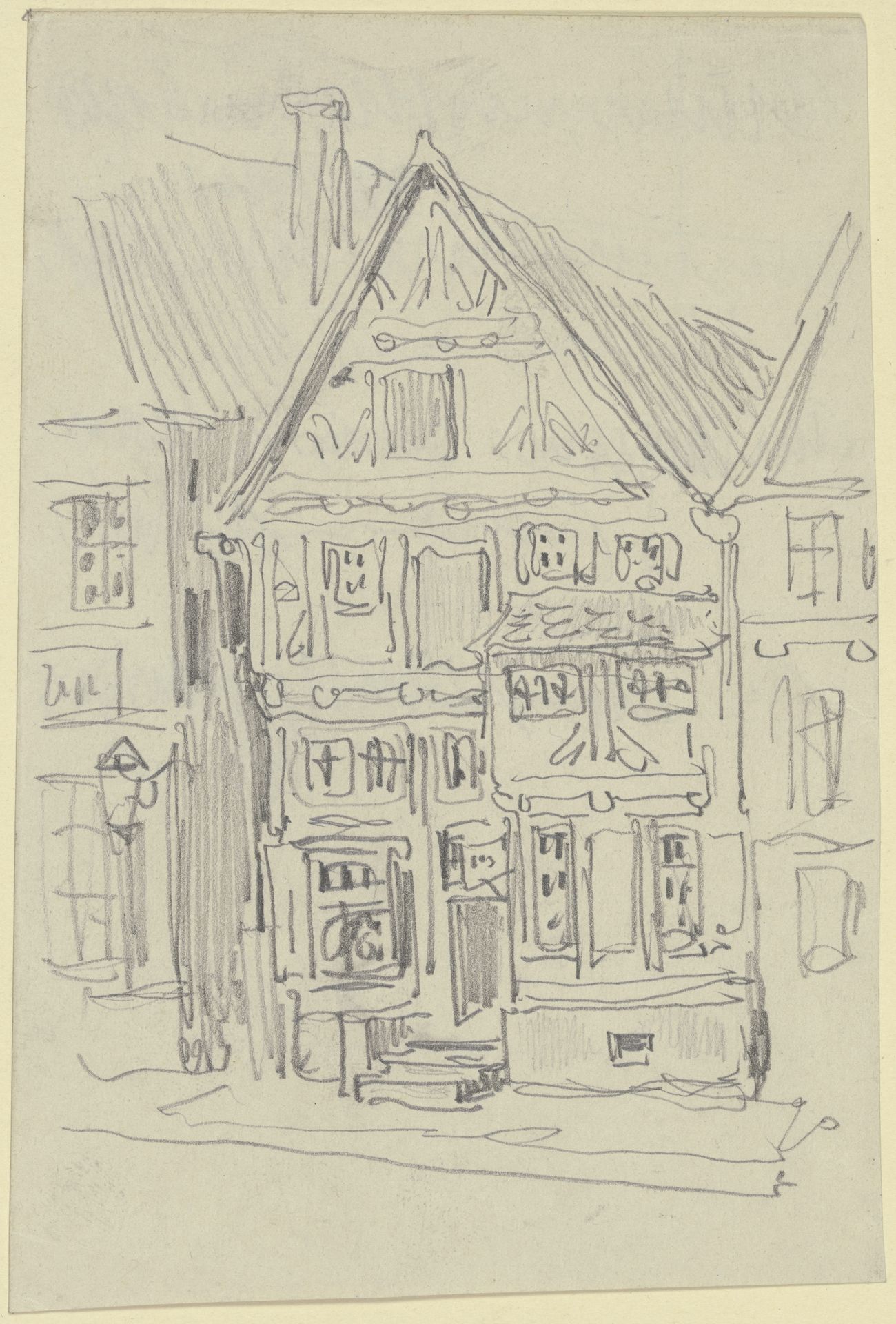Row of houses by Wilhelm Busch