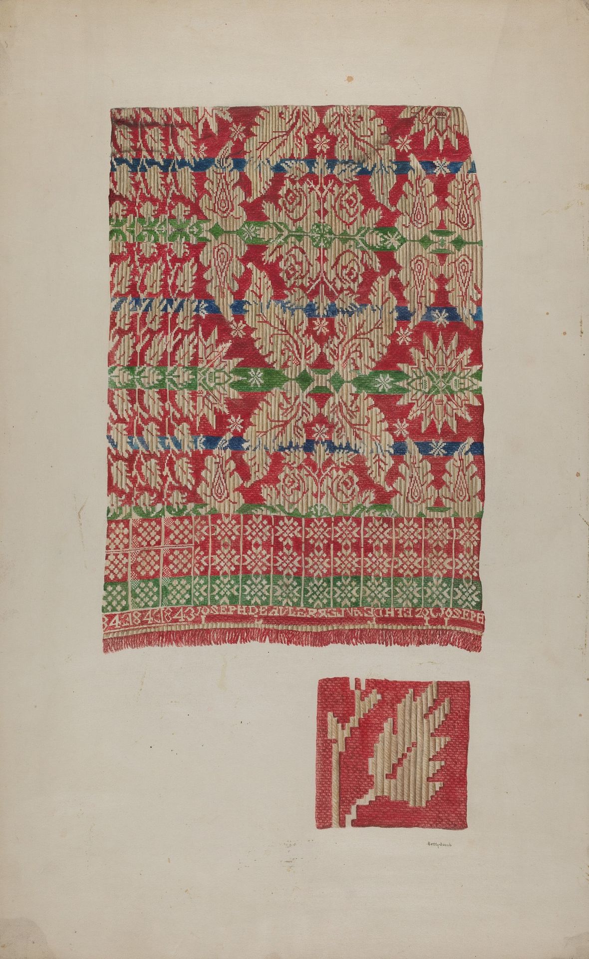 Coverlet by Betty Jacob