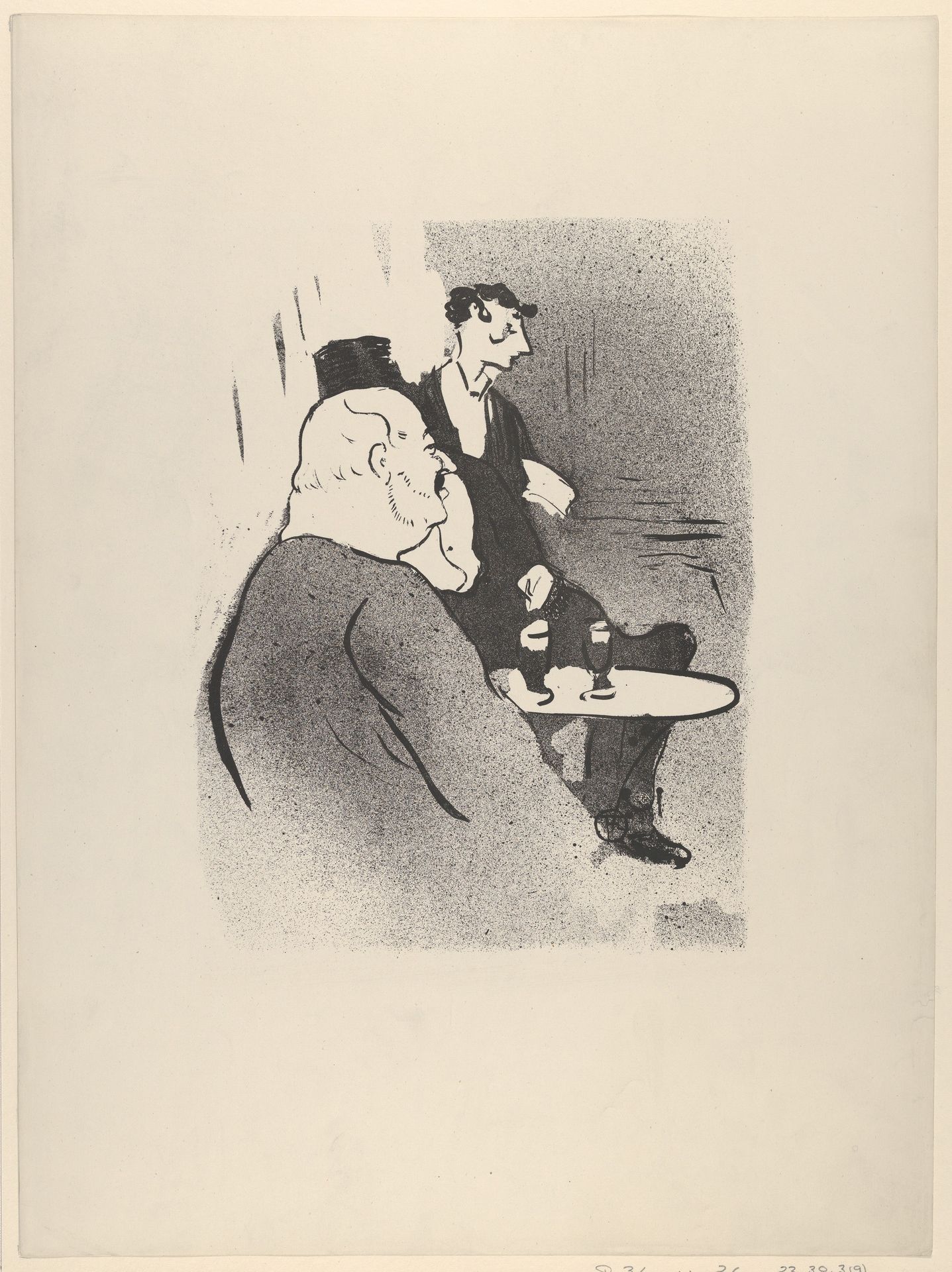 Ducarre at Les Ambassadeurs (from Le Café Concert) by Henri de Toulouse-Lautrec