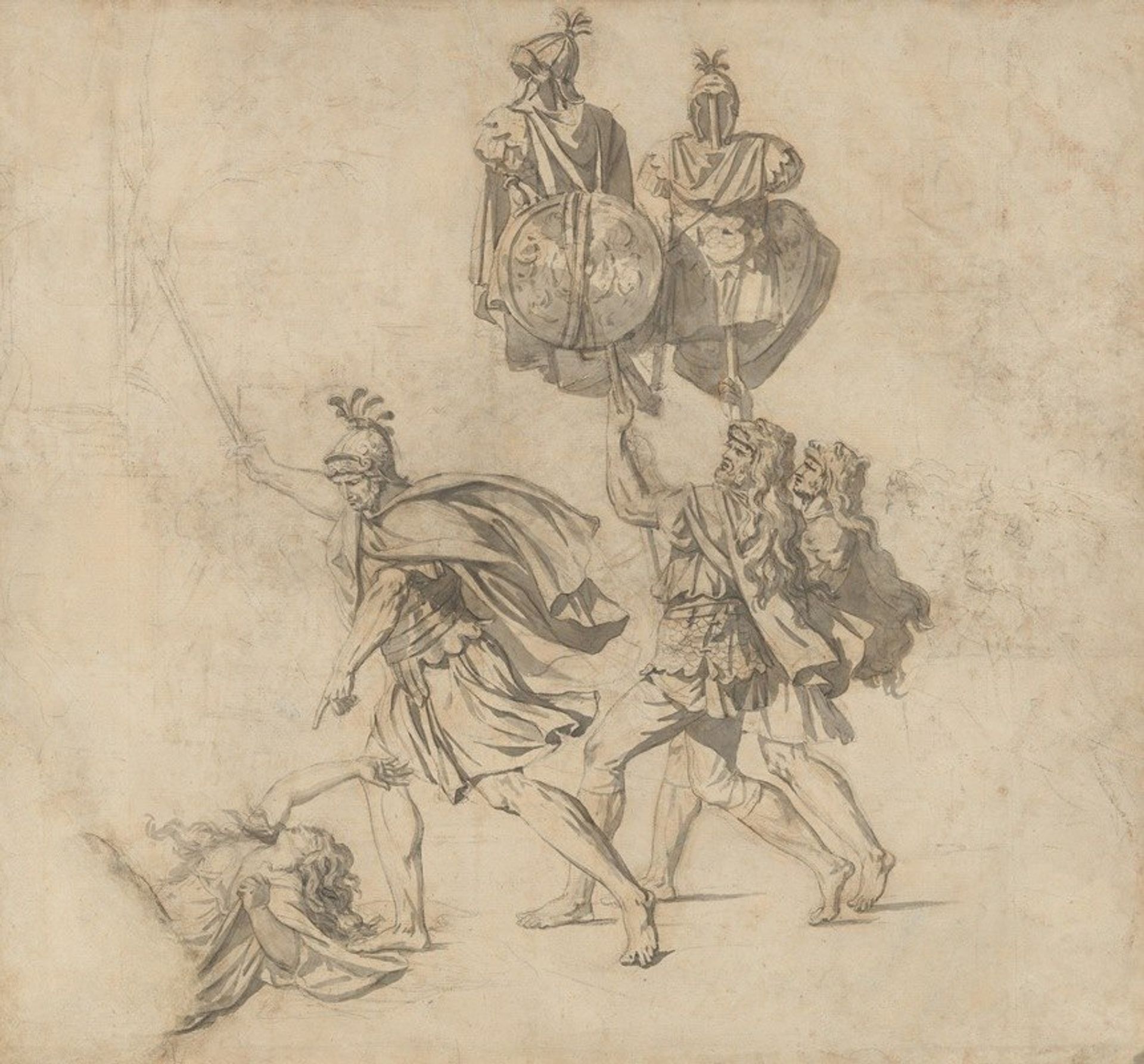 The Death of Camilla by Jacques Louis David