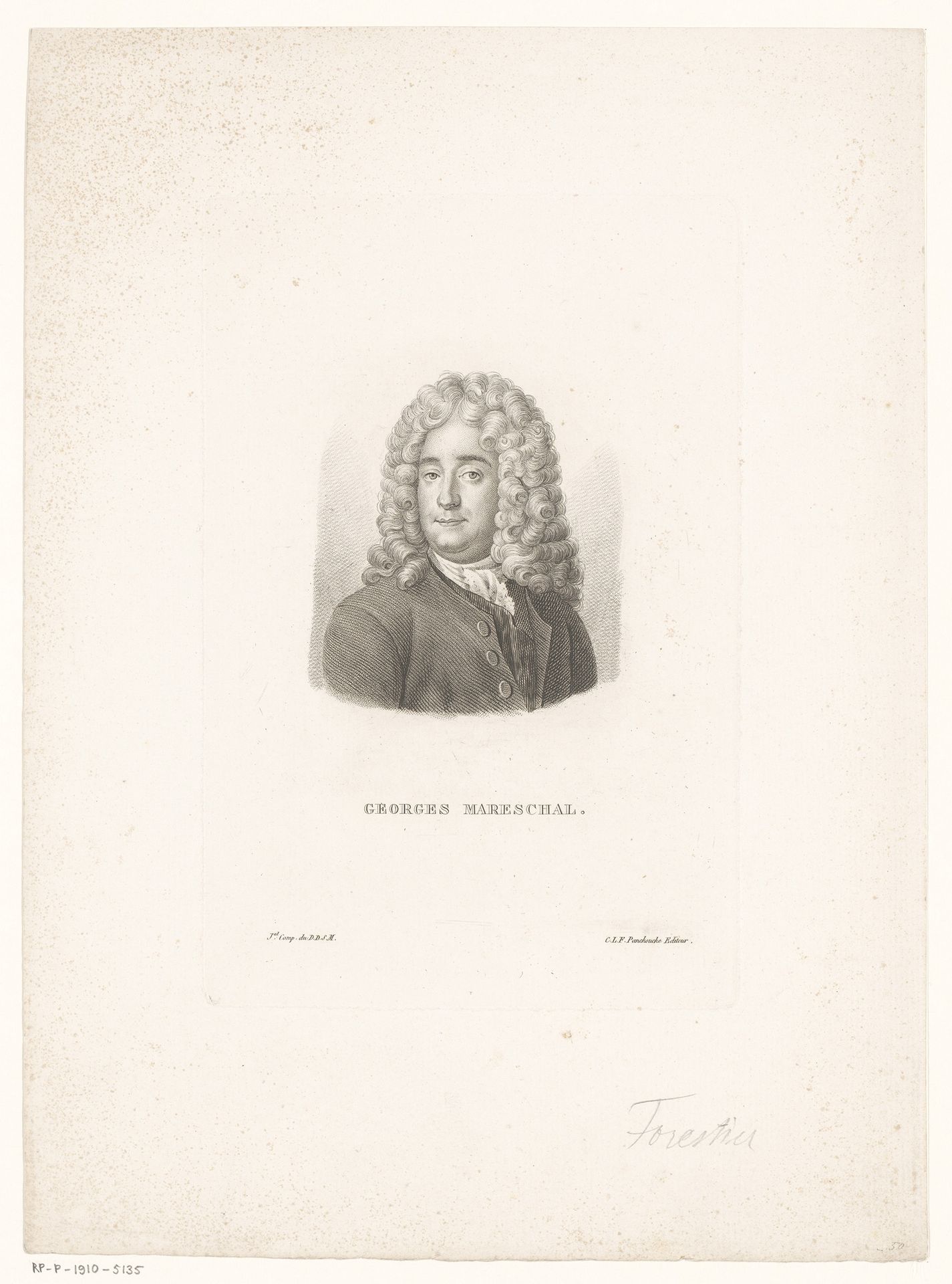 Portret van Georges Mareschal by Charles Aimé Forestier