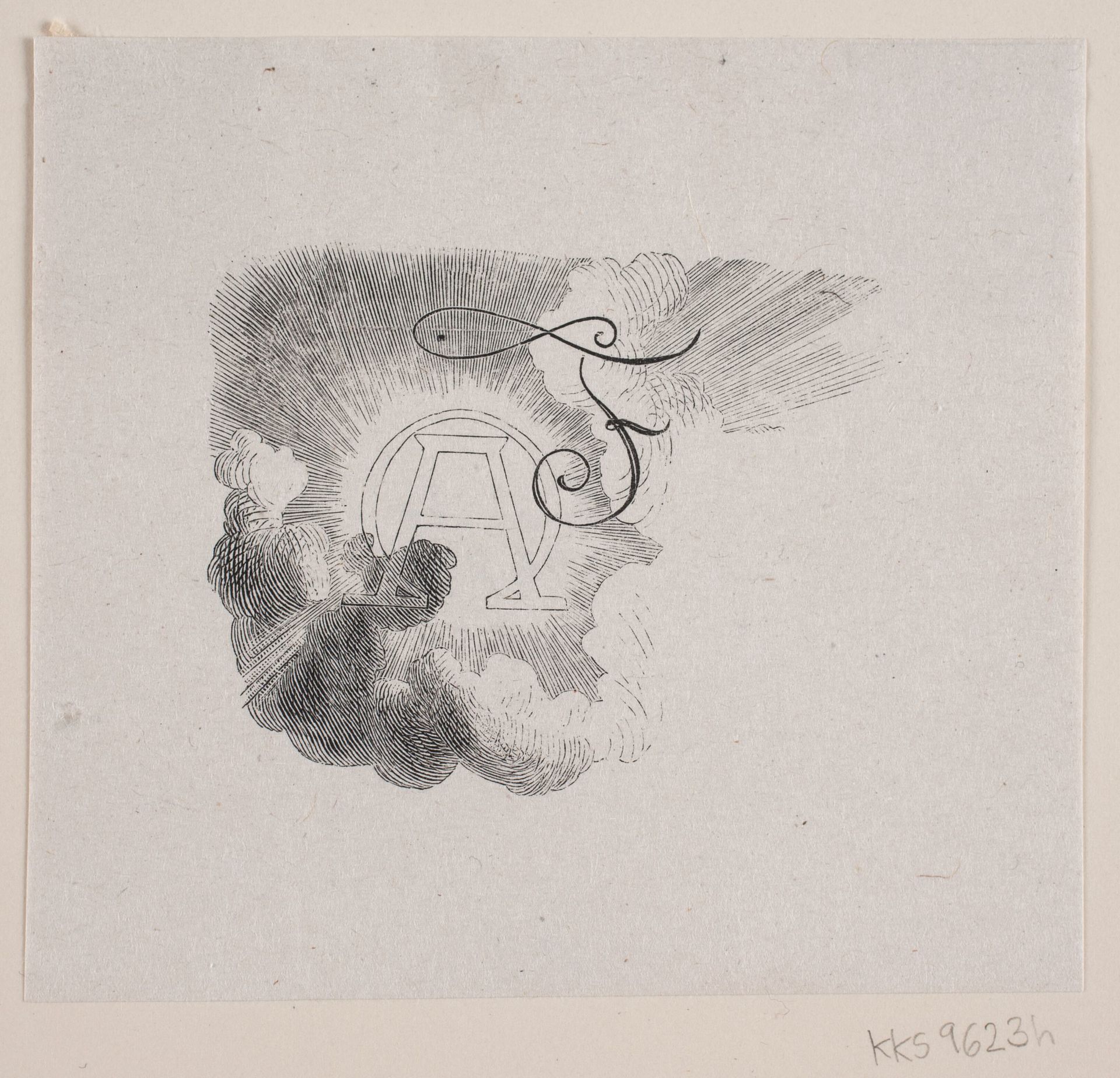 Begyndelsesvignet til Frederik Paludan-Müller, "Lucifers fald" by Anonymous