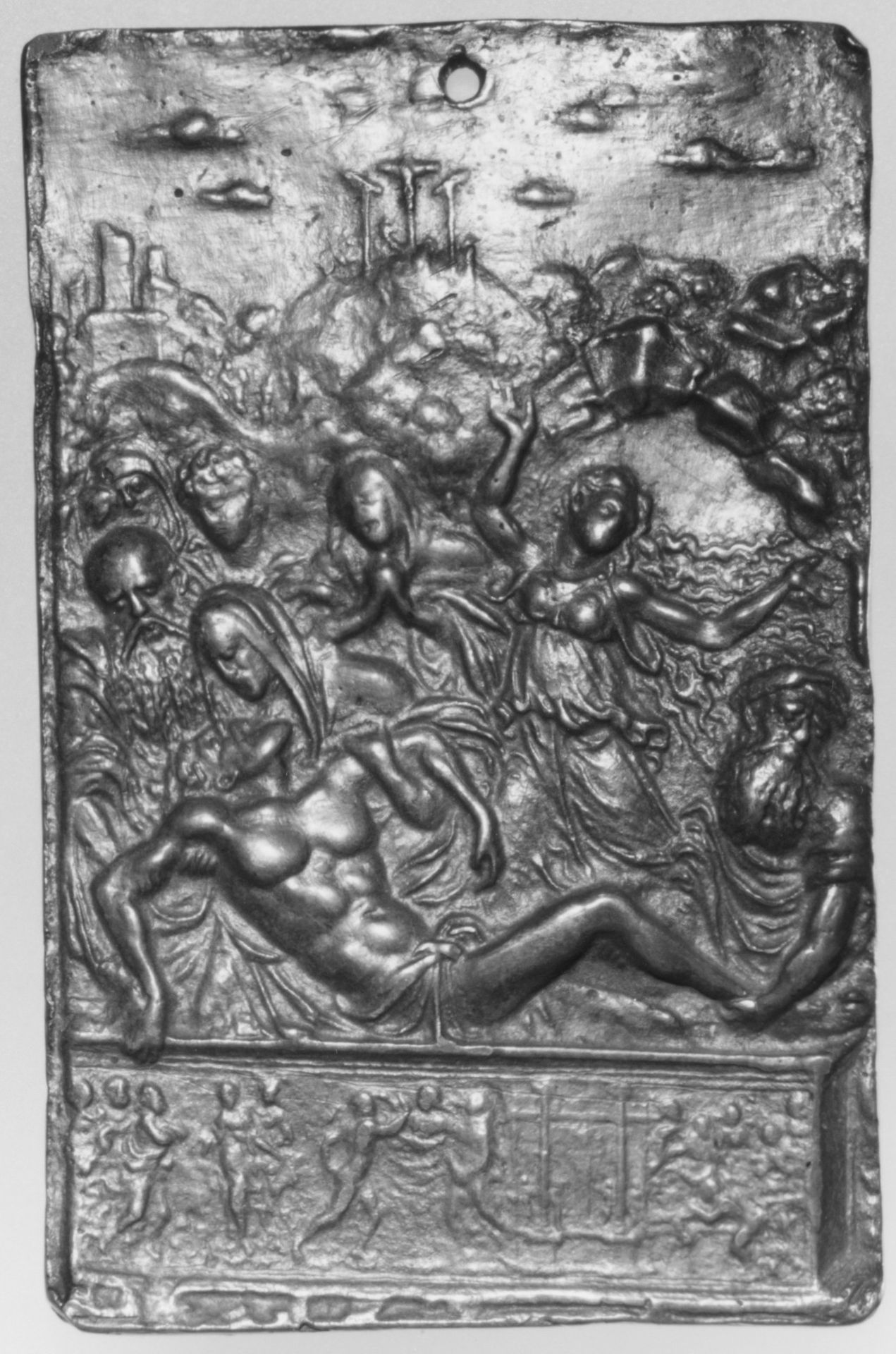 The Entombment of Christ by Moderno (Galeazzo Mondella)