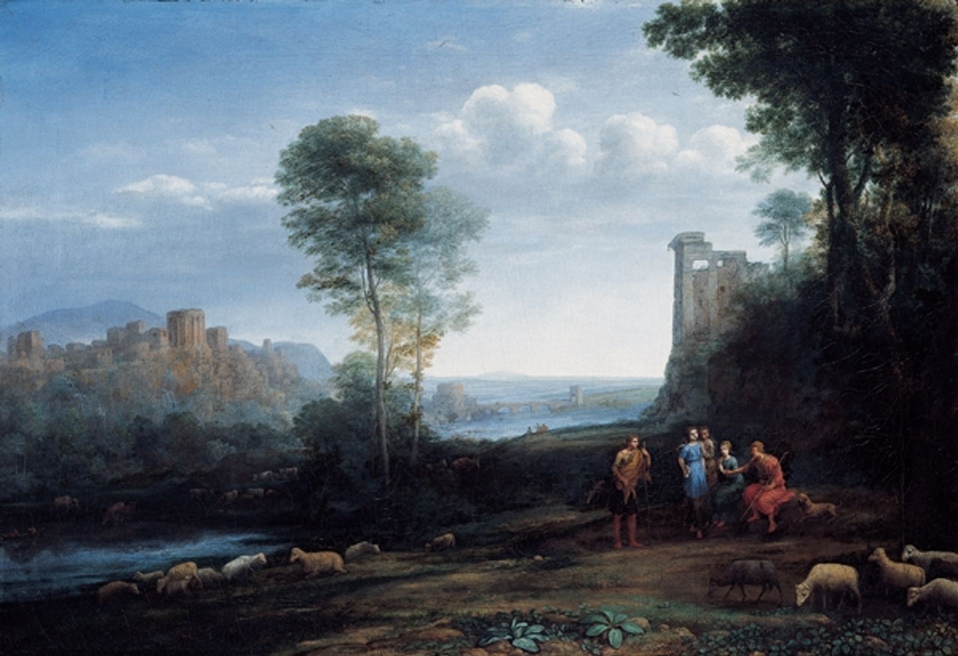 Pastoral Landscape by Claude Lorrain