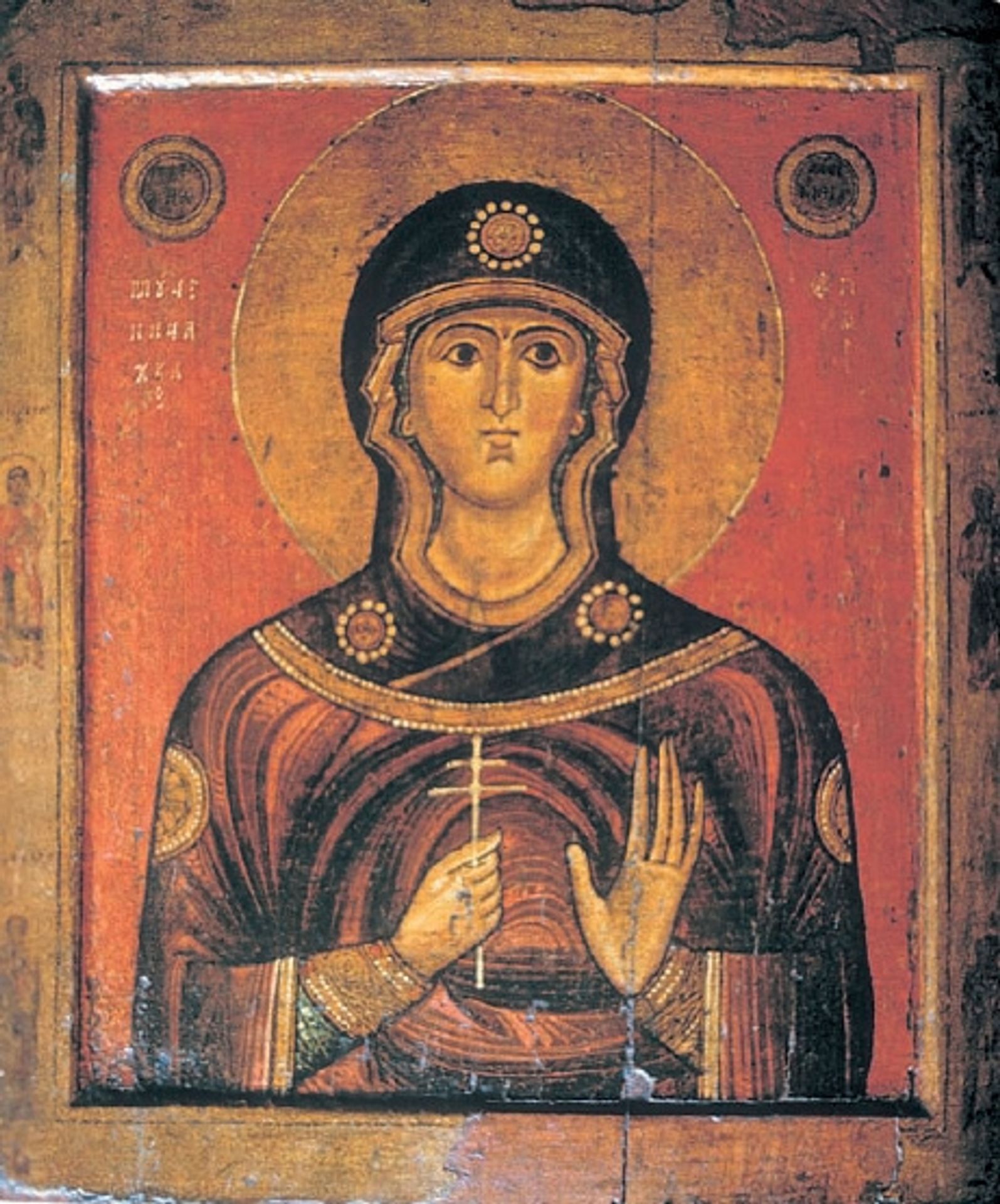 The Icon of Saint Juliana (back side of 'Our Lady of the Sign from Zverin Monastery') by Orthodox Icons