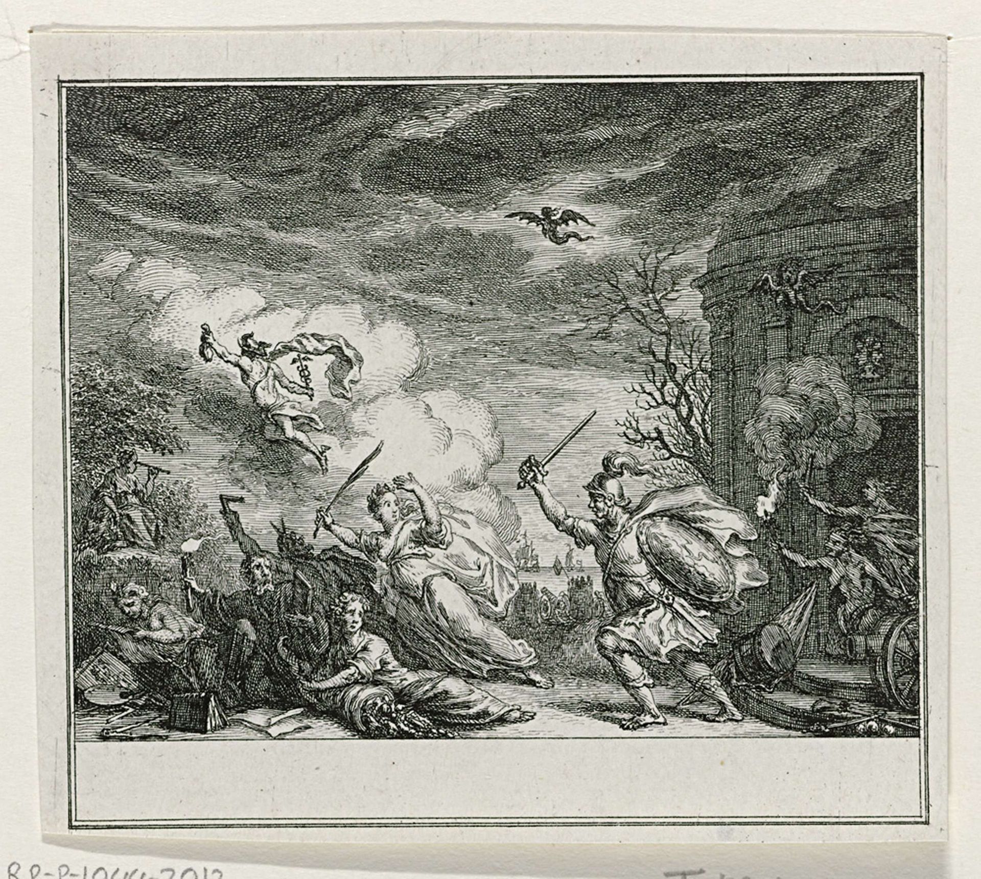 Oorlog verjaagt de Vrede by Simon Fokke