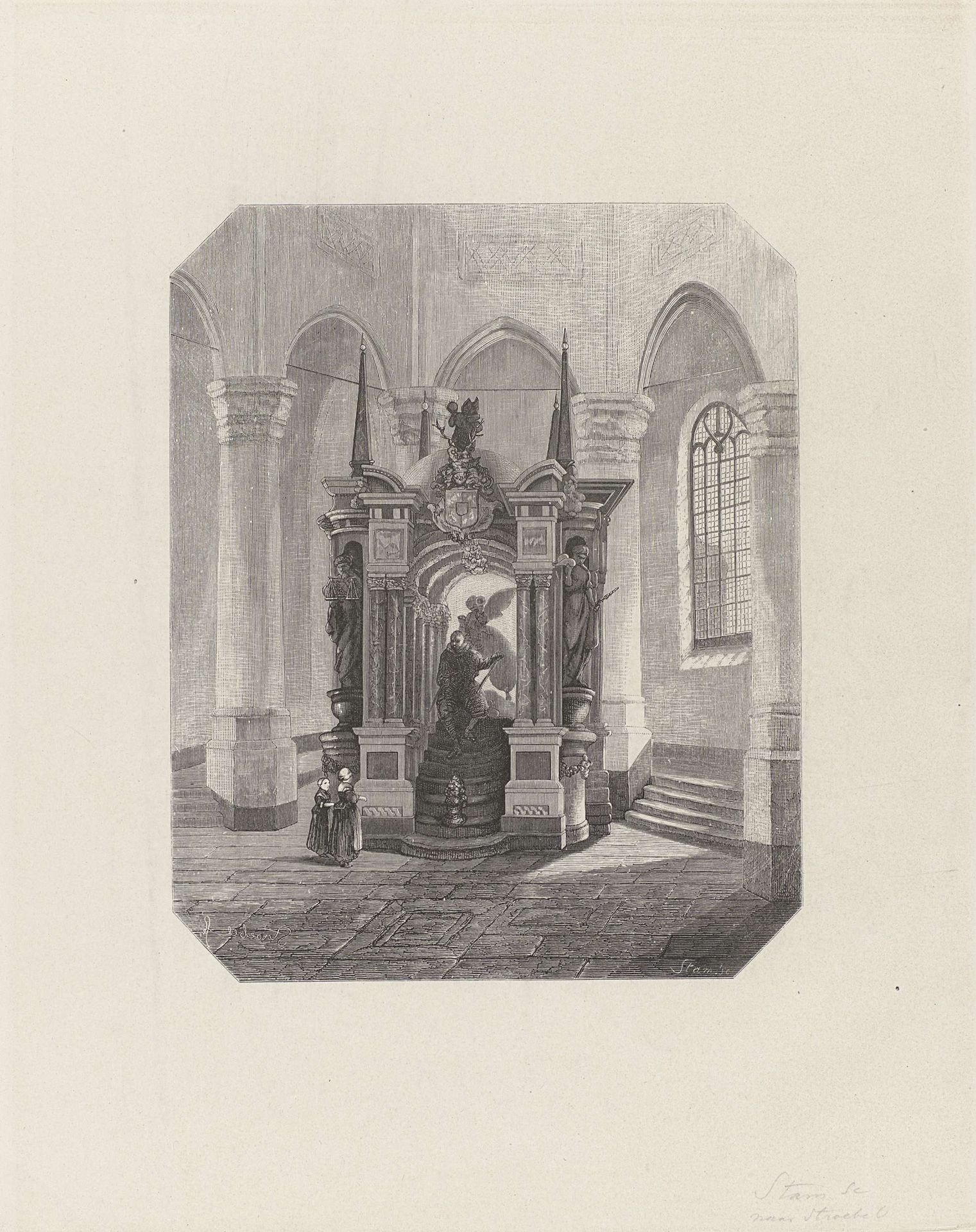 Graftombe van Willem I, prins van Oranje, 1623 by Willem Hendrik Stam