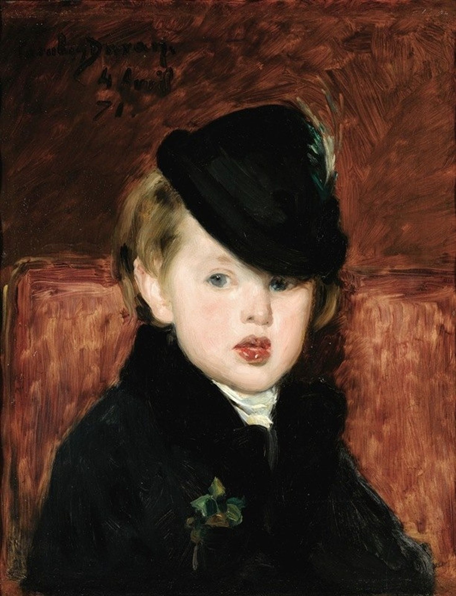 Portrait De Louis Ghémar L’ainé by Carolus-Duran
