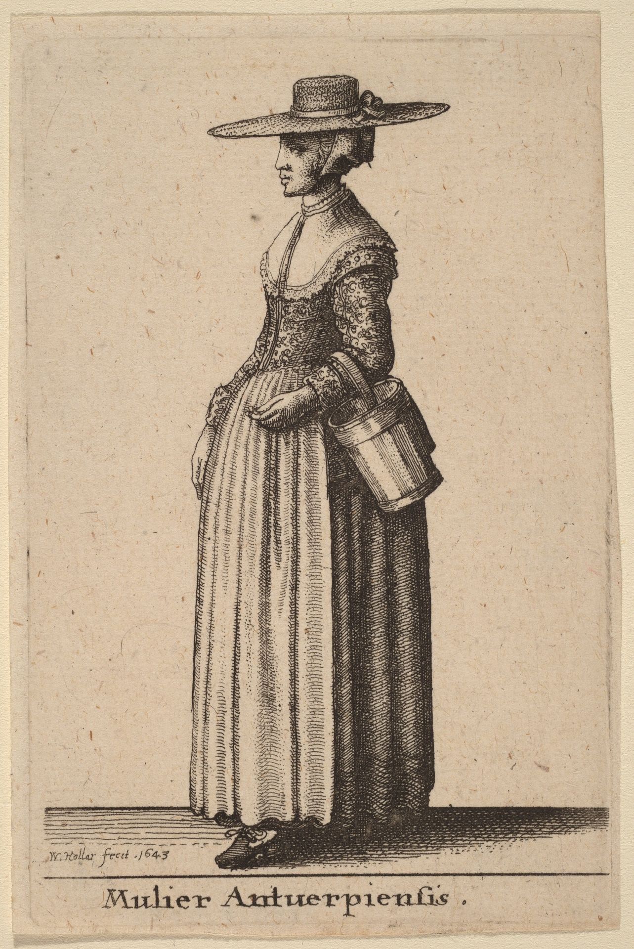 Mulier Antuerpiensis by Wenceslaus Hollar