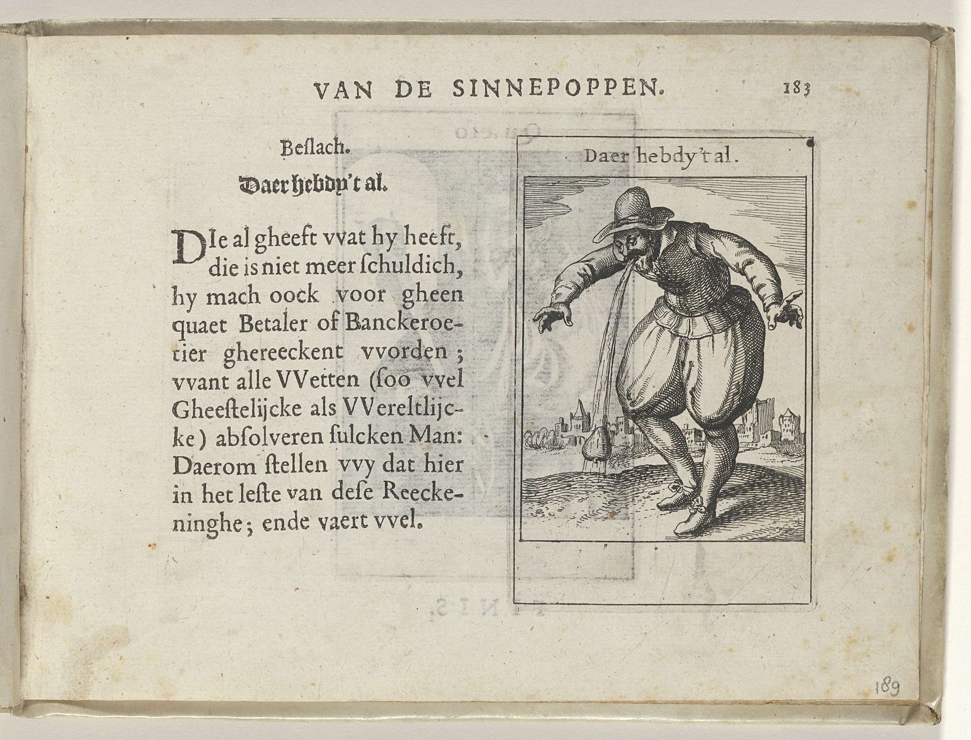 Beslach Daer hebdy't al by Roemer Visscher