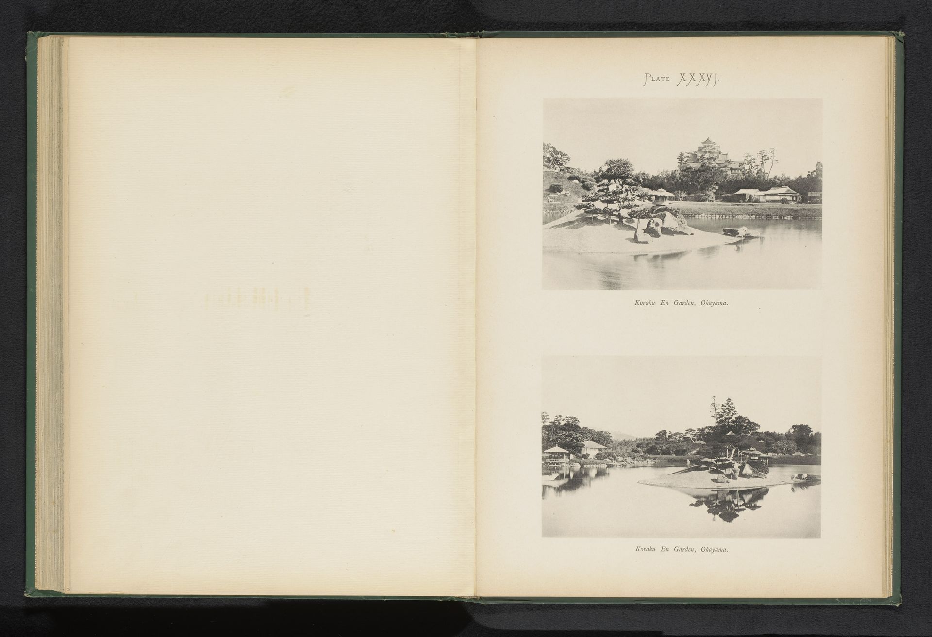 Twee gezichten op de Koraku-en tuinen in Okayama, Japan by Kazumasa Ogawa