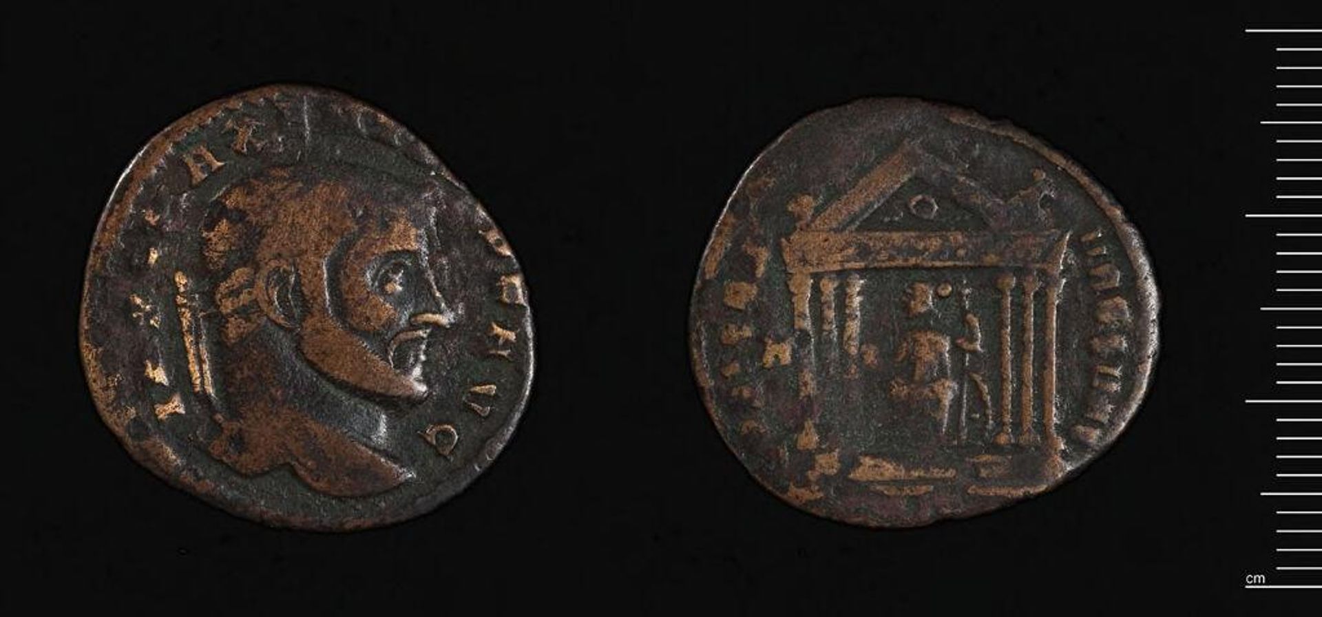 Coin of Maxentius, Rome by Maxentius