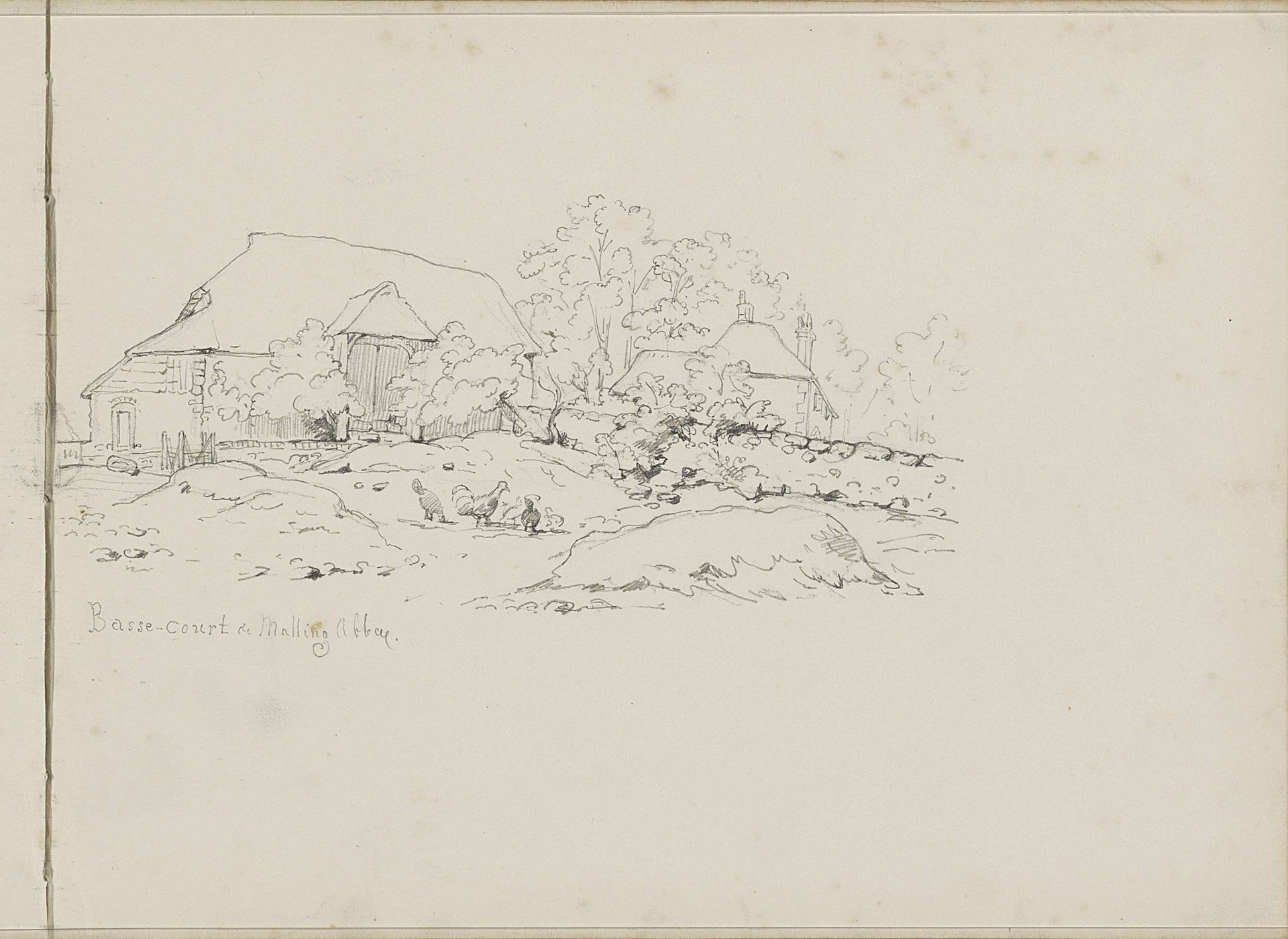 Achtertuin van Malling Abbey by Gerrit Postma