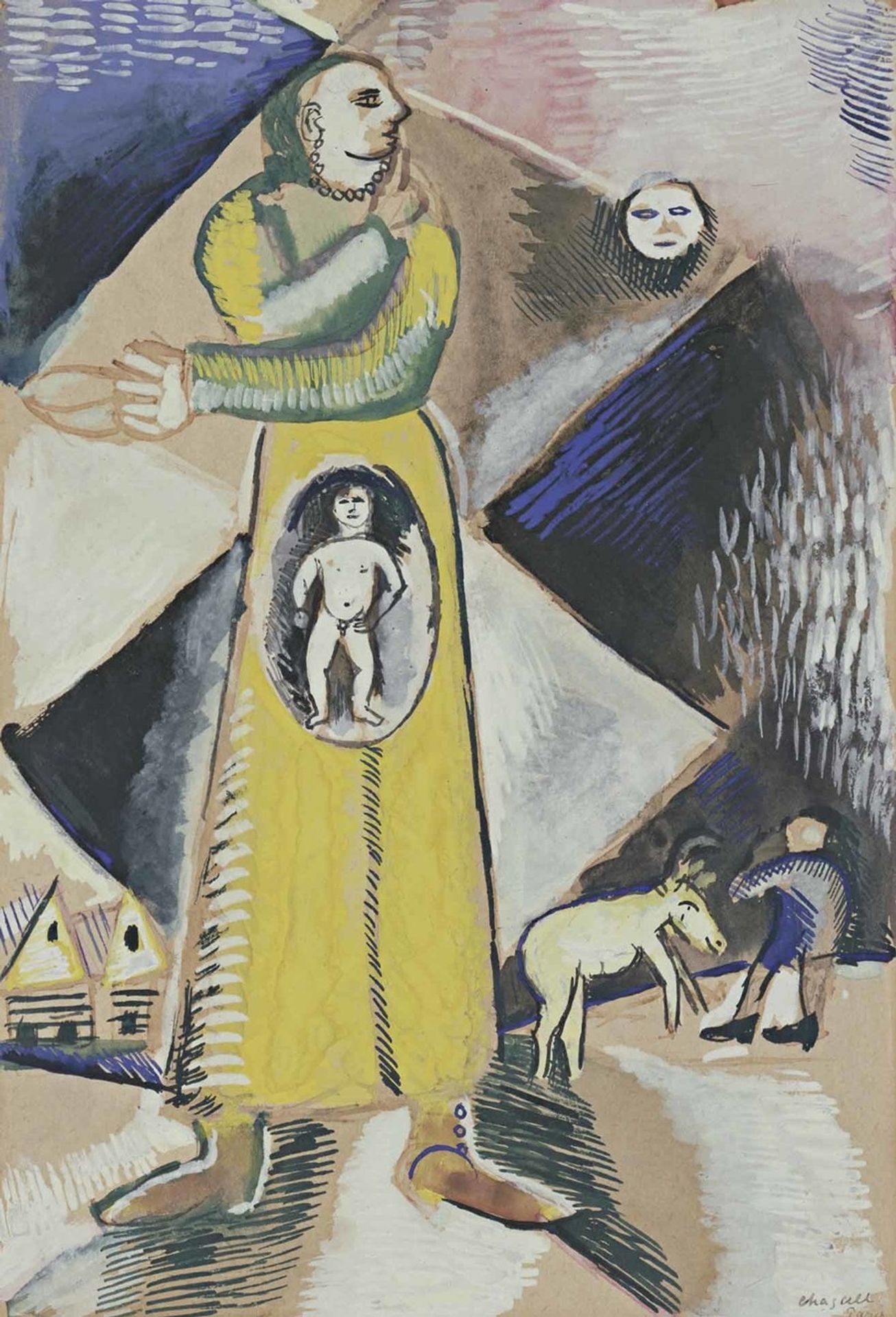 Maternity by Marc Chagall