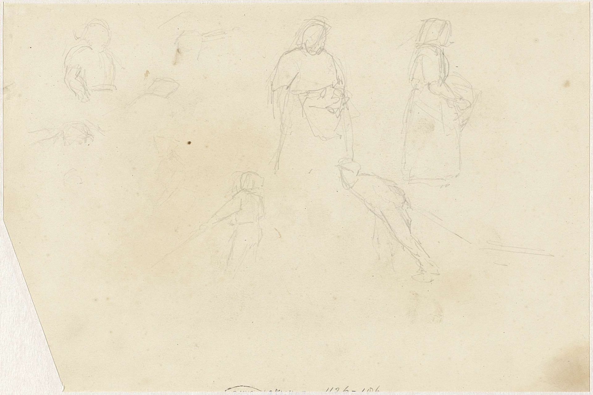 Enkele figuurschetsen by Jozef Israëls