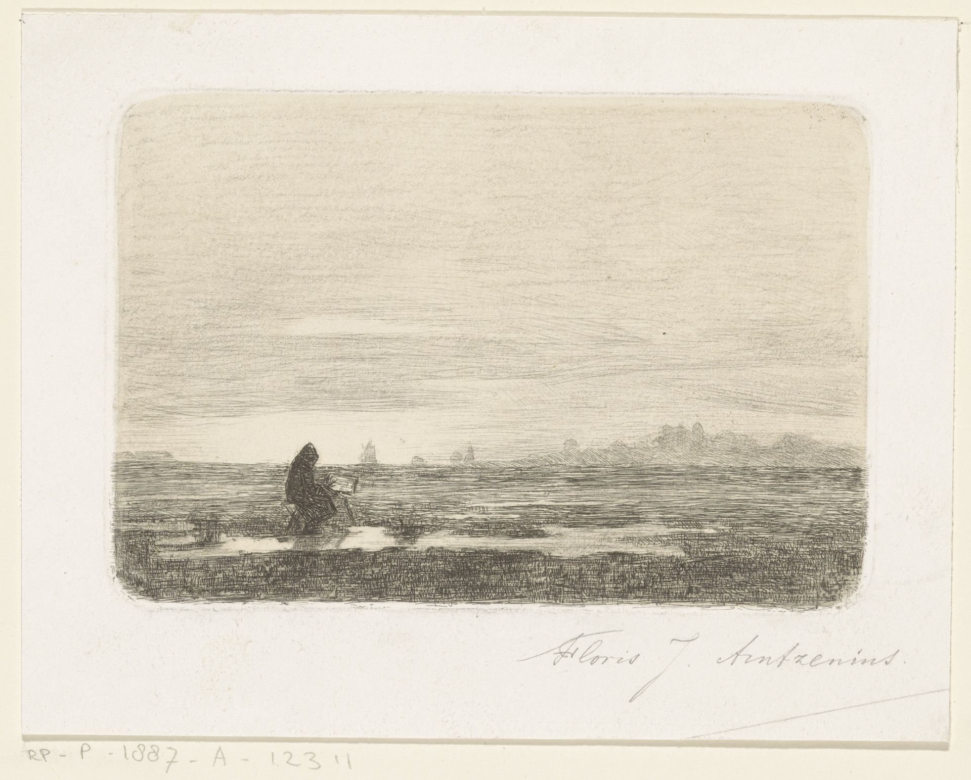 De landschapsschilder by Floris Arntzenius