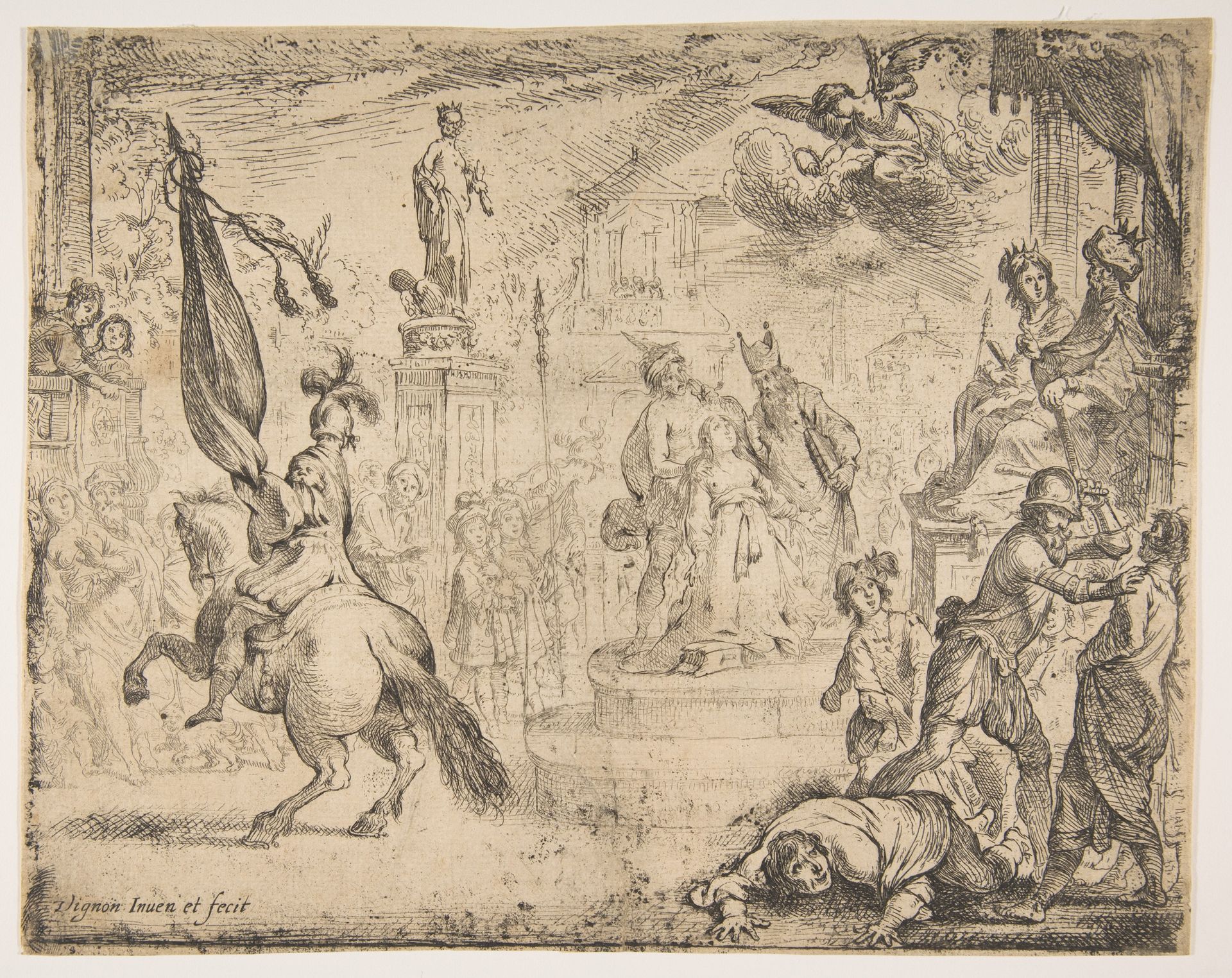 The Martyrdom of St. Catherine by Claude Vignon