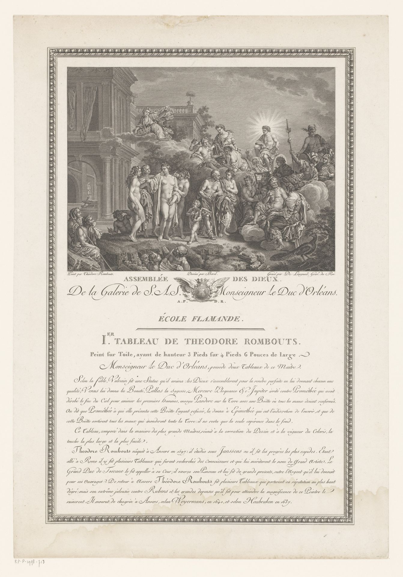 Verzameling van de goden by Joseph de Longueil