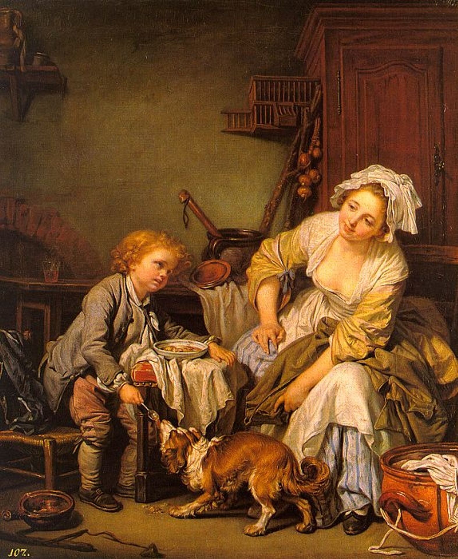The Spoiled Child by Jean-Baptiste Greuze