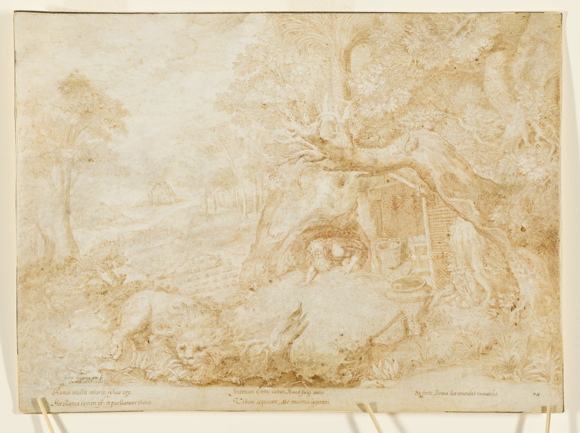 Saint Jerome in the Wilderness by Francesco Grigiotti