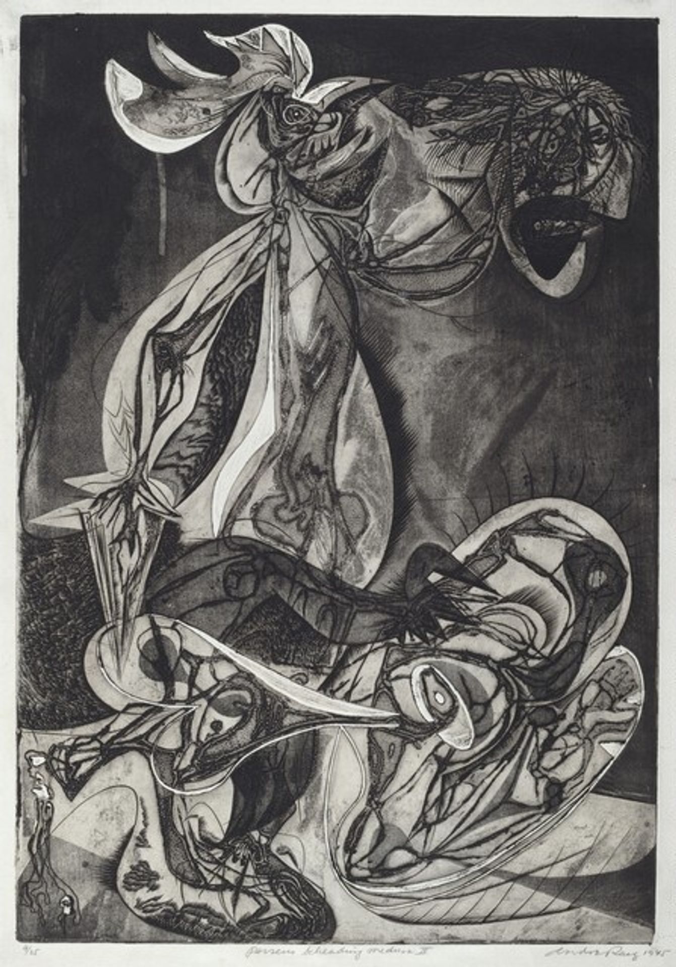 Perseus Beheading Medusa, IV by André Racz