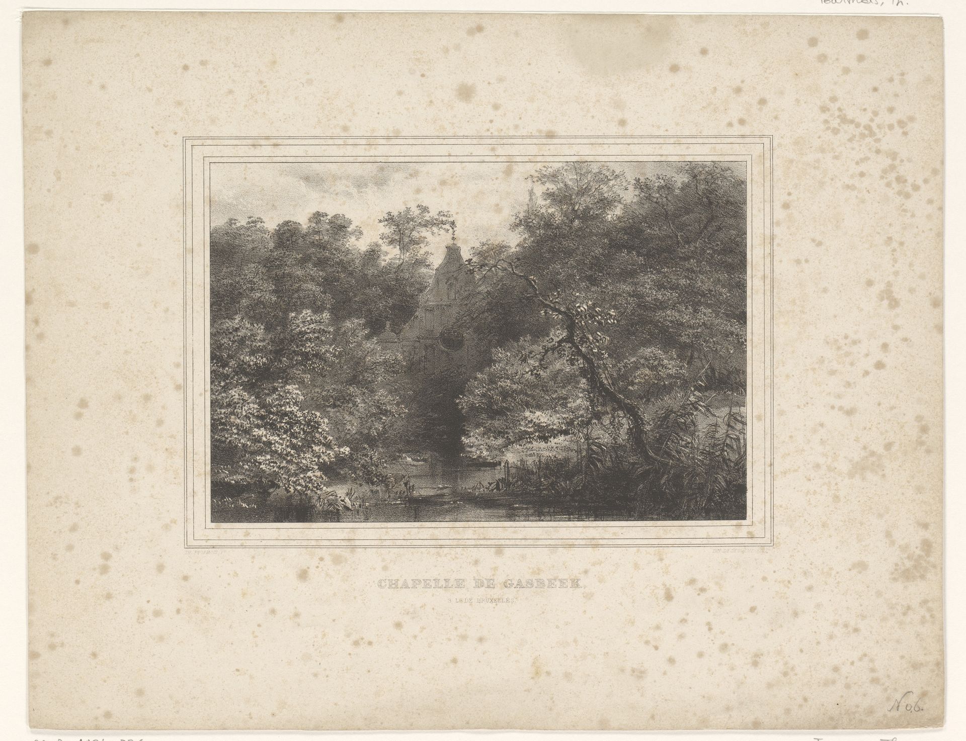 Kapel te Gaasbeek by Théodore Fourmois