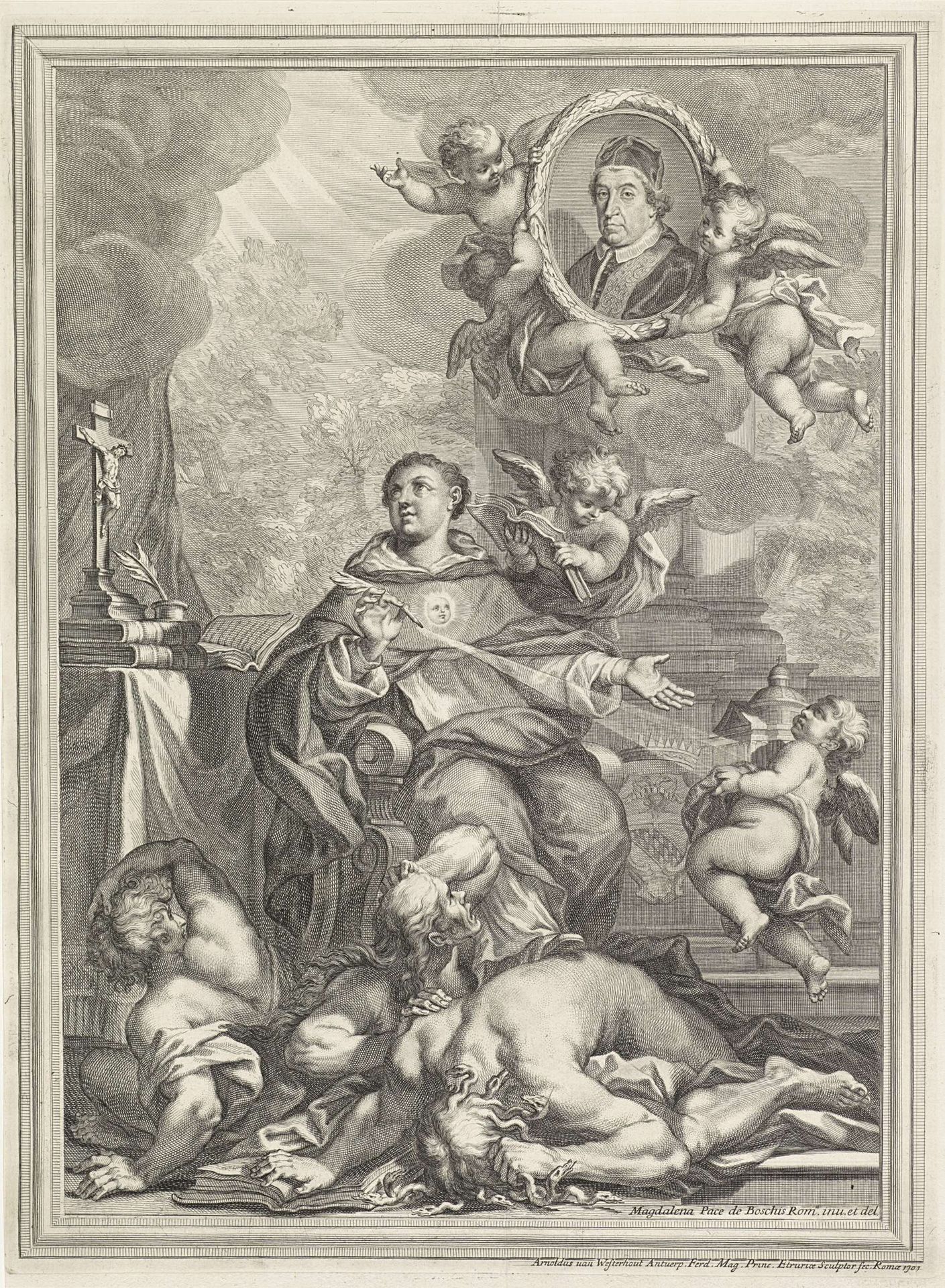 H. Thomas van Aquino by Arnold van Westerhout