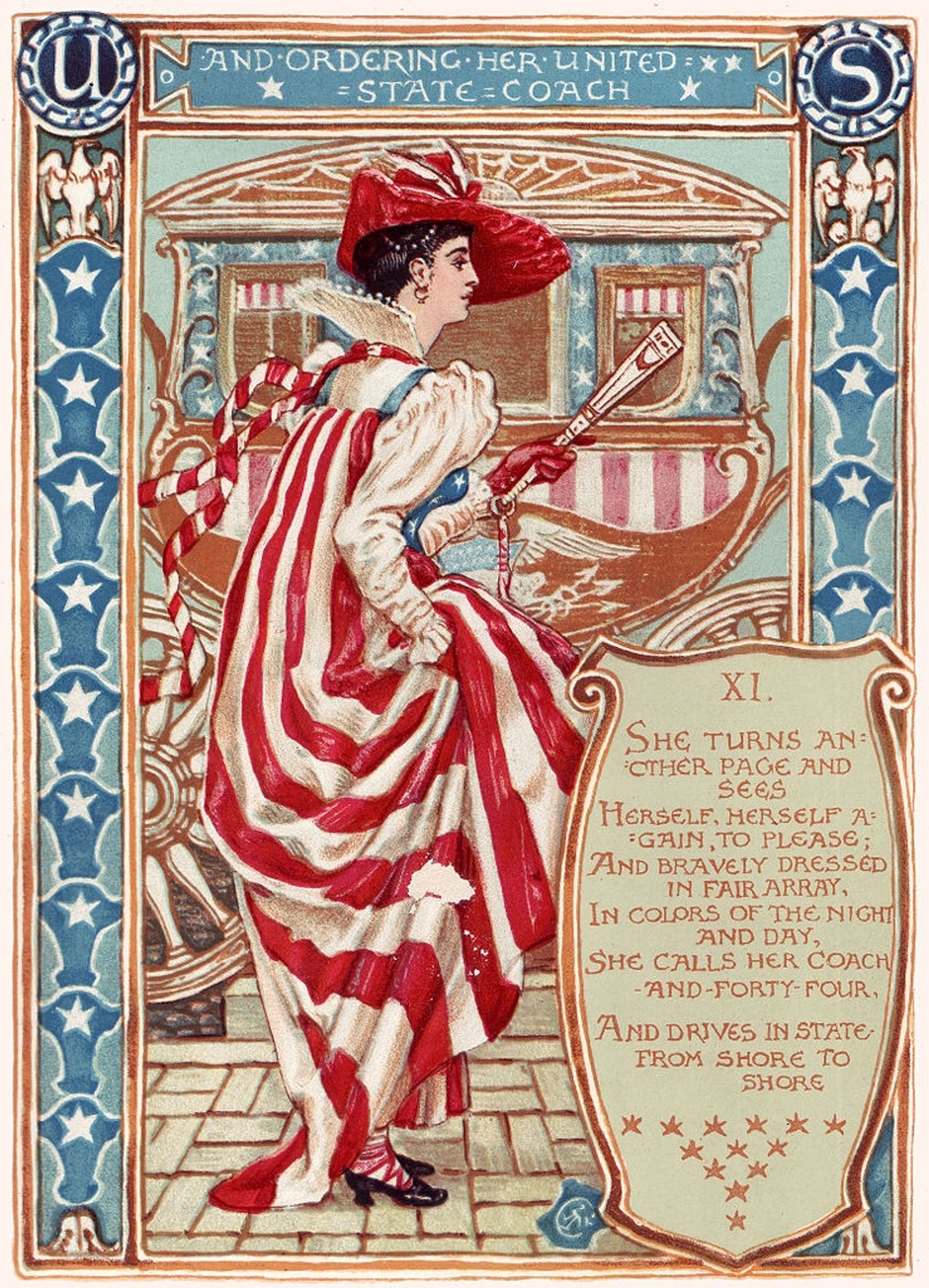 United States by Walter Crane